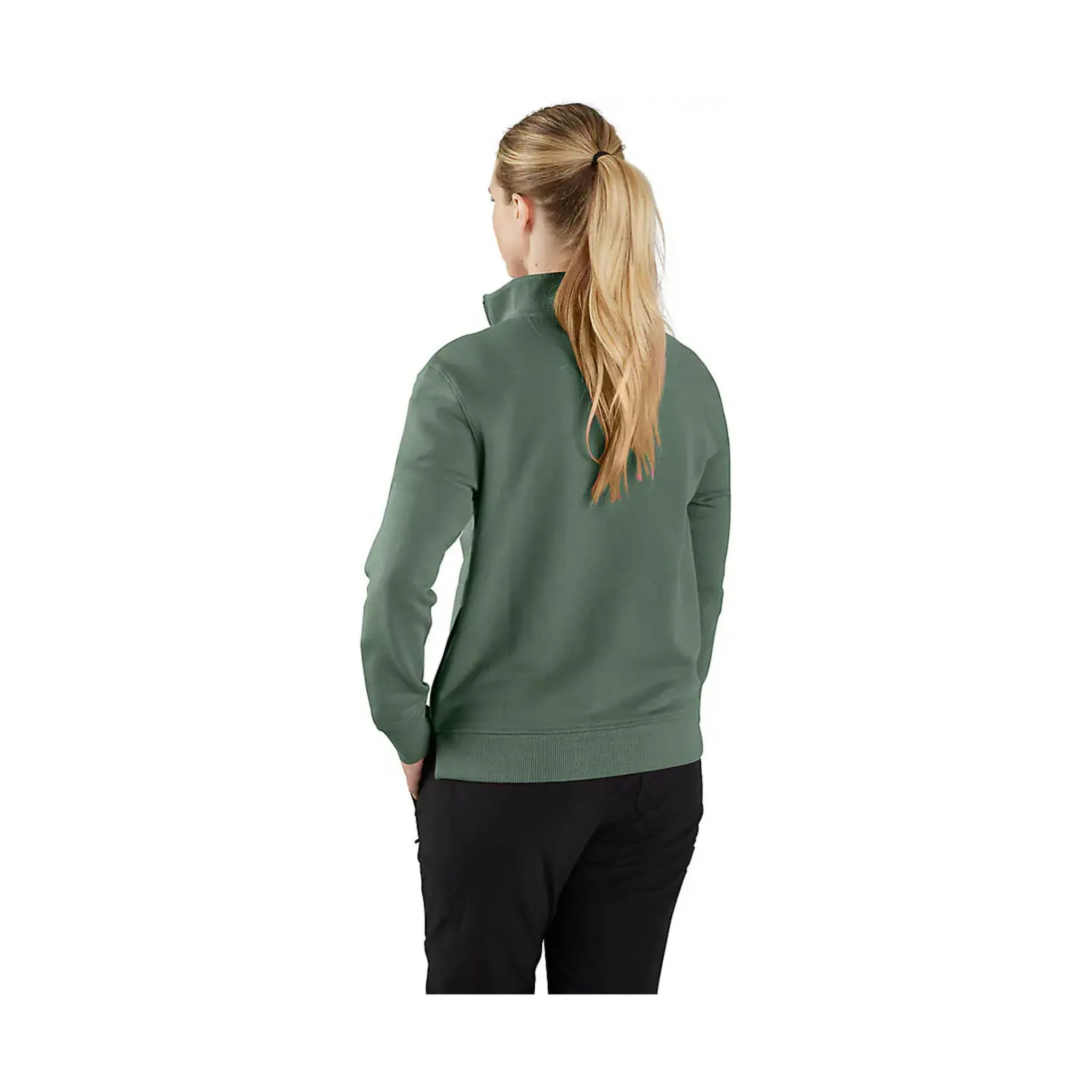 sporty wear Urban Sporty Carhartt Women's Tencel Fabric 1/2 Zip Sweatshirt - Frosted Balsam