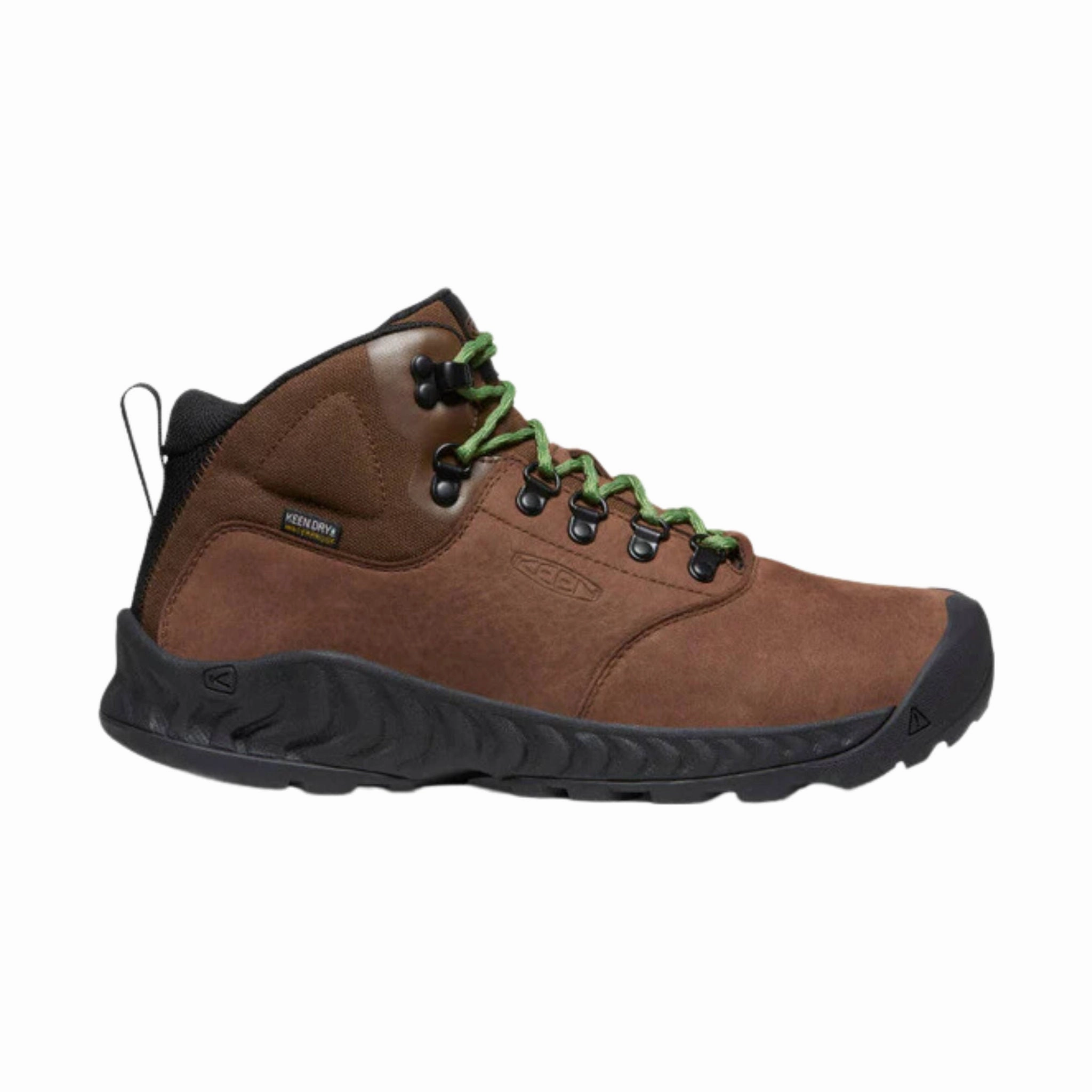 Library Visit Durable Shell Backcountry Camper KEEN Women's Nxis Explorere Mid Waterproof Hiking Boot - Bison/ Golden Yellow