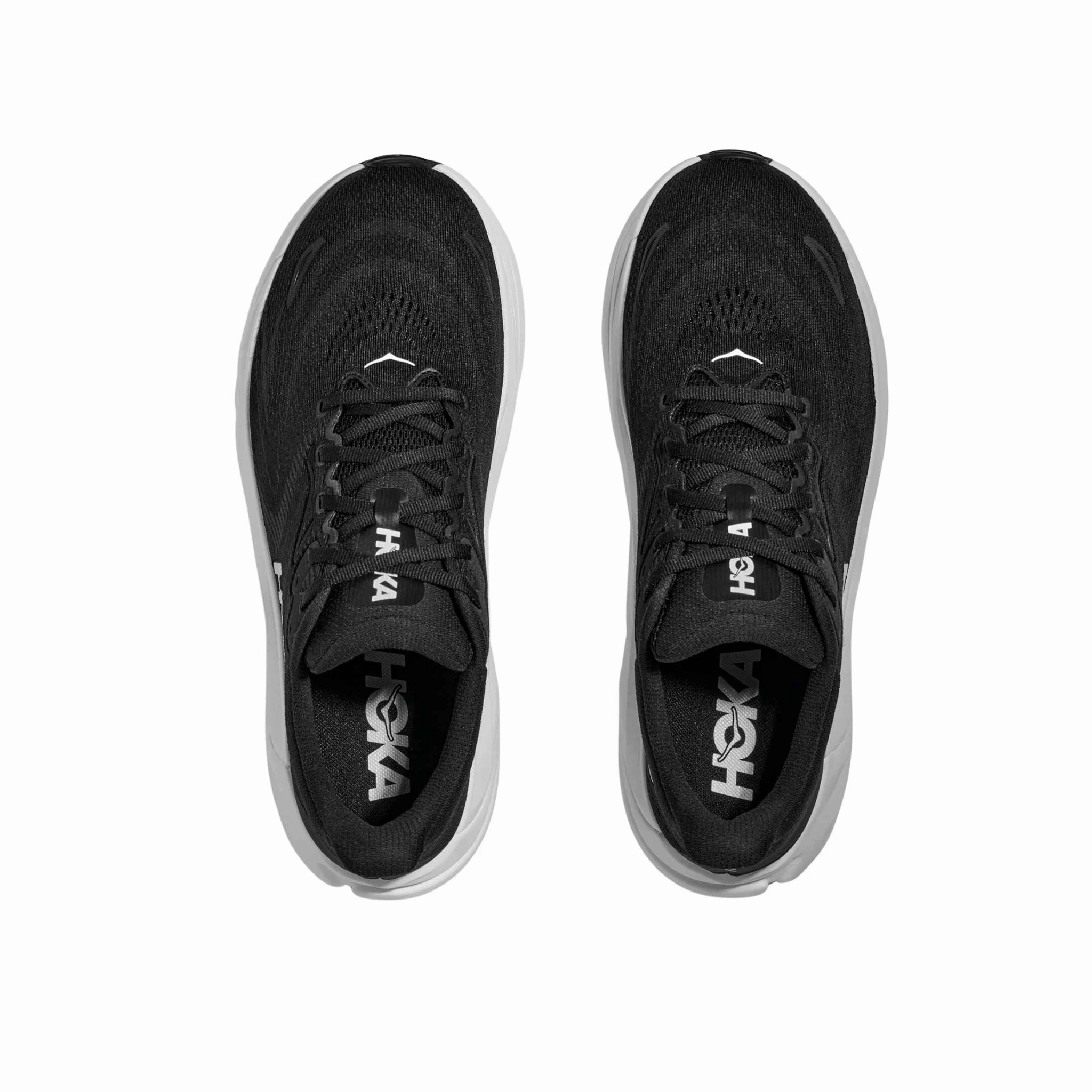 HOKA Men's Arahi 8 Everyday Running Shoes - Black/White Smart Moves
