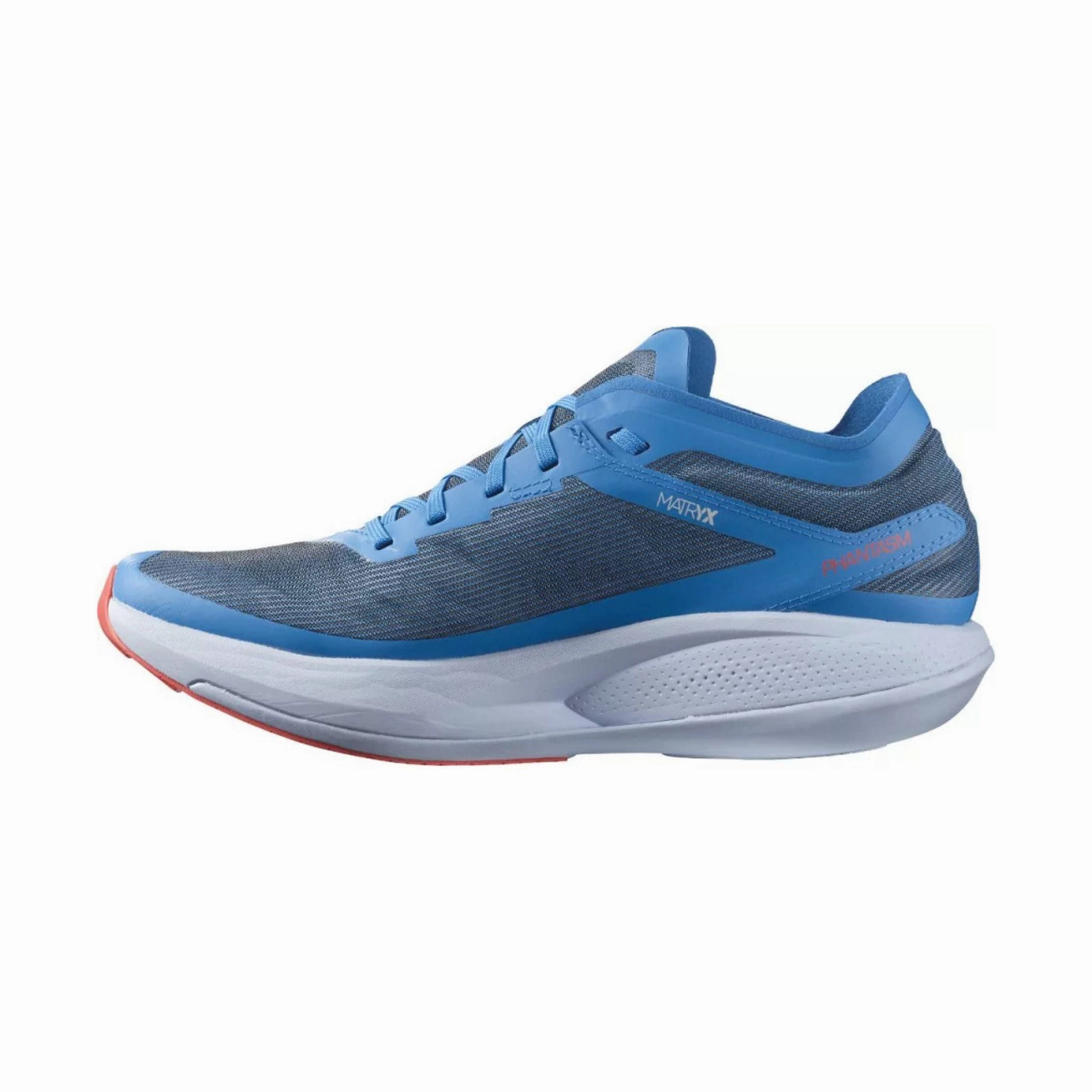 Salomon Men's Phantasm Running Shoes - Indigo Bunting/Kentucky Blue/Poppy Red Breathable Ventilation Lightness