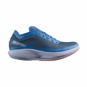 Salomon Men's Phantasm Running Shoes - Indigo Bunting/Kentucky Blue/Poppy Red Sporty Appearance Outdoor Steps