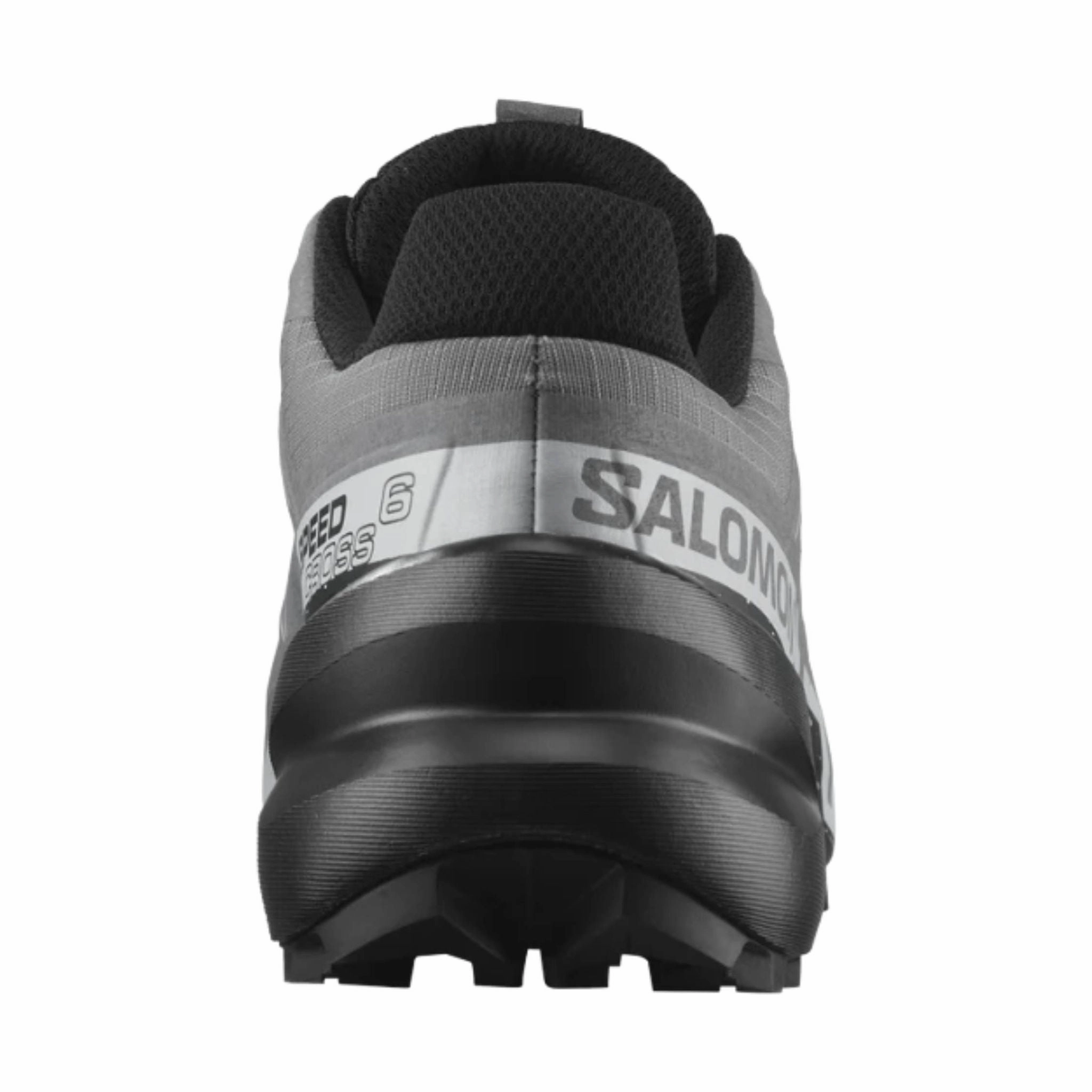 Salomon Men's Speedcross 6 Trail Running Shoes - Quiet Shade/Black/Pearl Blue Hybrid Cushioning System Rollbar technology