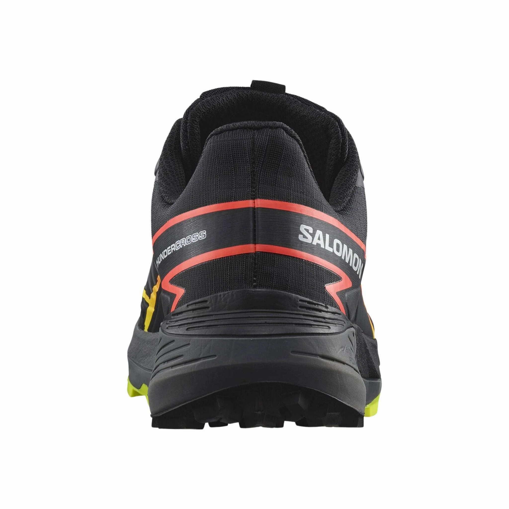 Salomon Men's Thundercross Trail Running Shoes - Black/Quiet Shade/Fiery Coral Feel Light Gym-Friendly