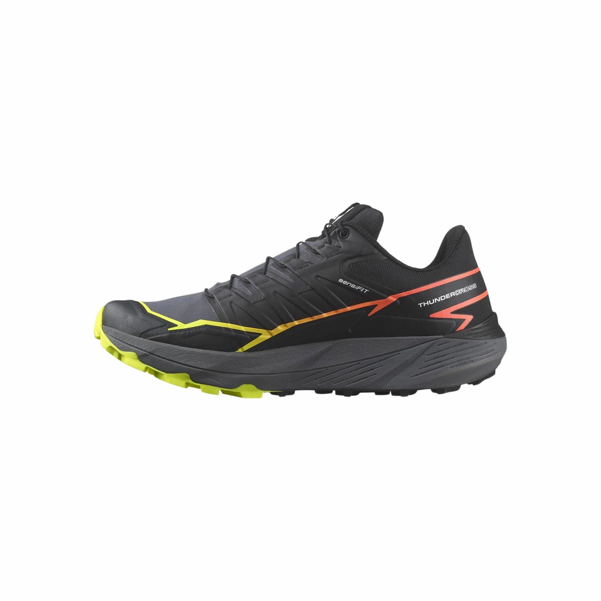 Chic Comfort Salomon Men's Thundercross Trail Running Shoes - Black/Quiet Shade/Fiery Coral