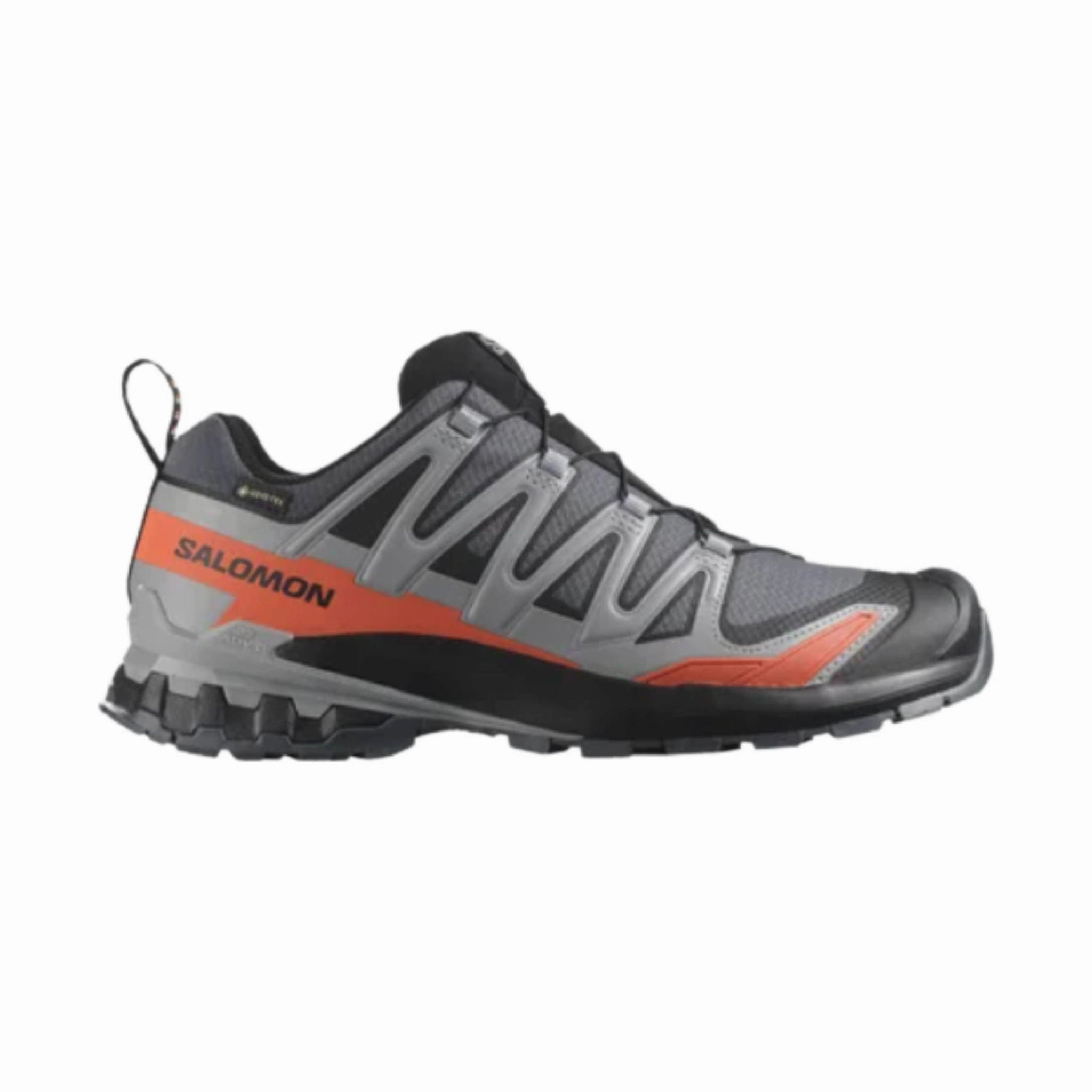 Vegan Leather Salomon Men's XA Pro 3D V9 GoreTex Trail Running Shoes - Turbulence/Black/Burnt Ochre