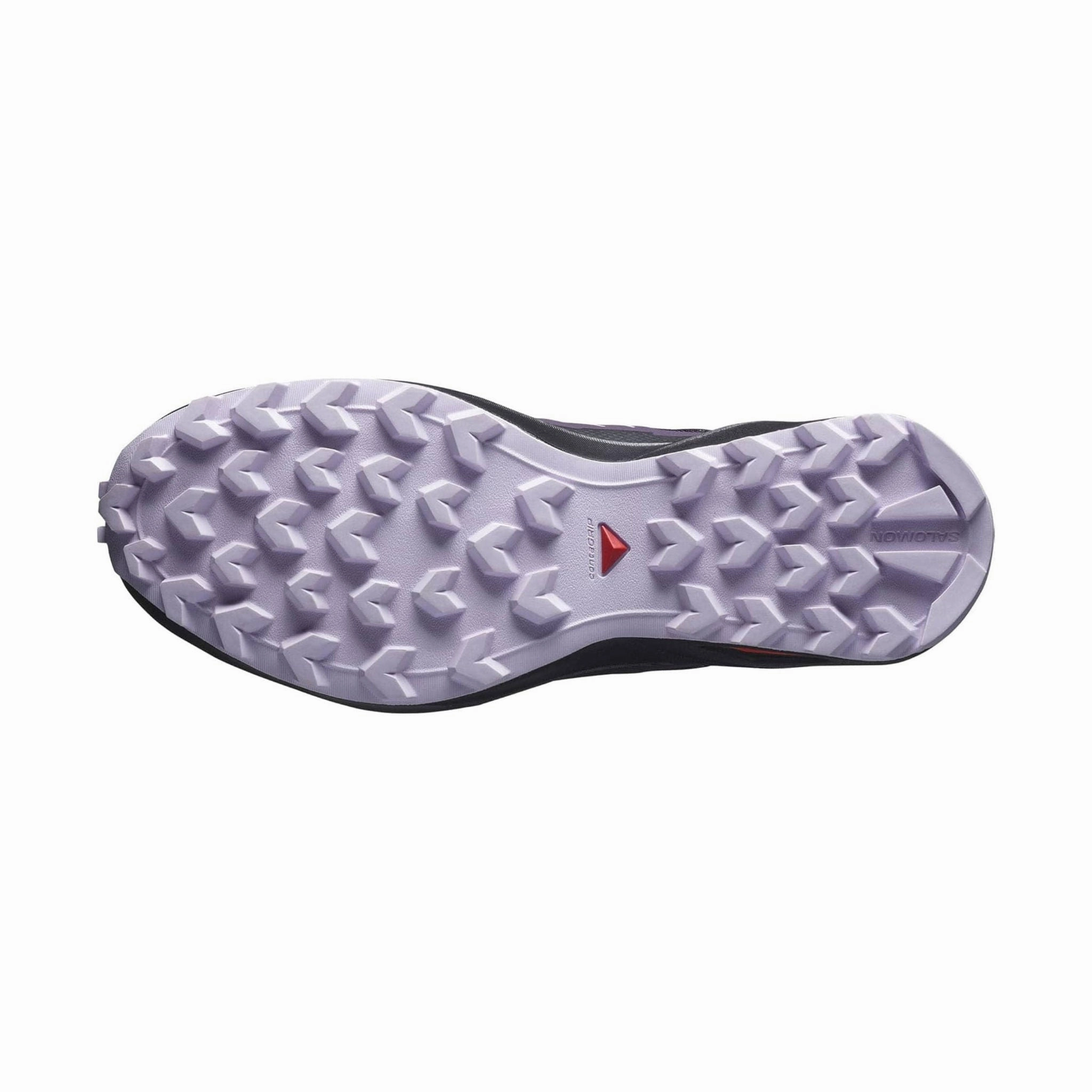 Bounce Response Salomon Women's Speedcross Peak Hiking Shoes - Black/Nightshade/Orchid Petal