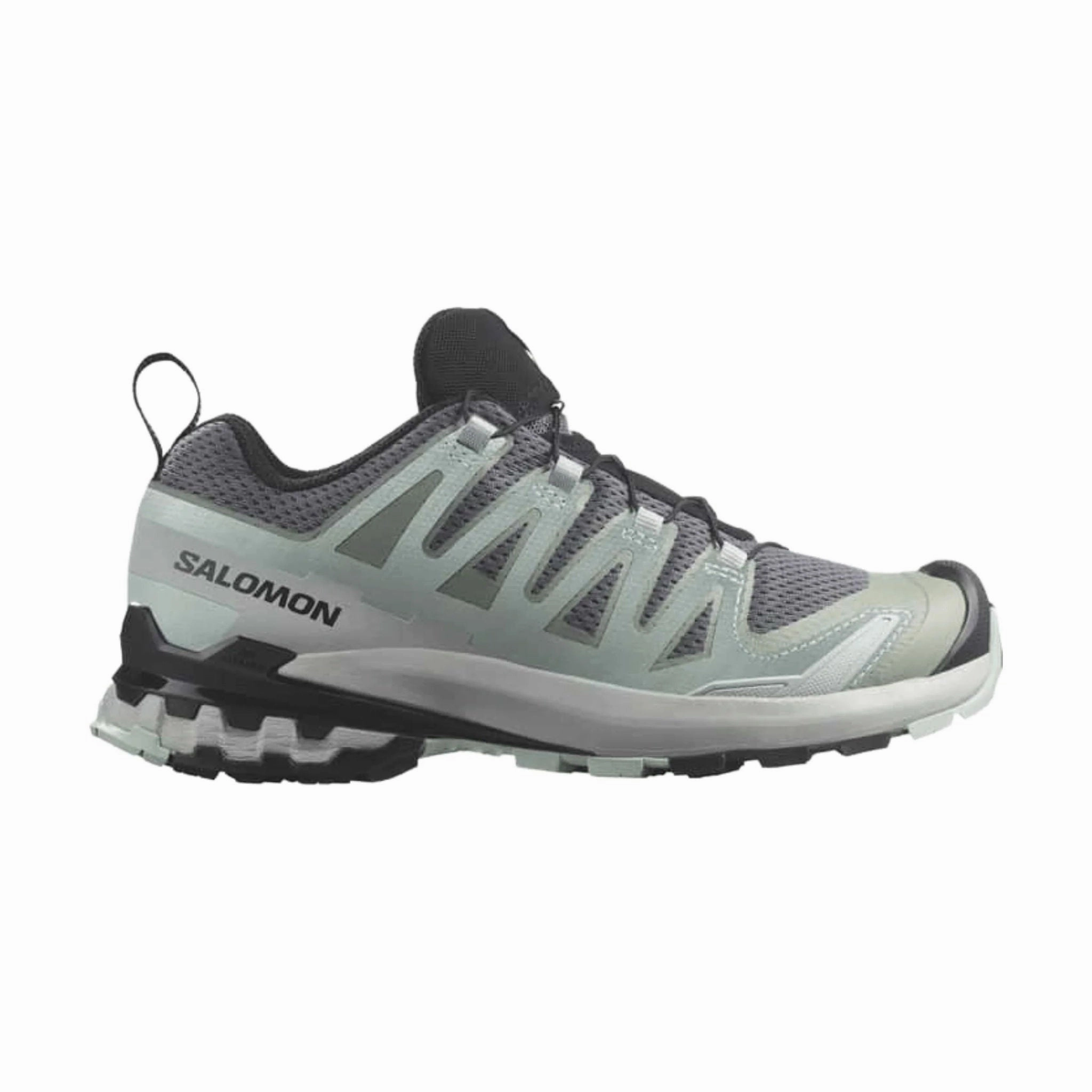 Salomon Women's XA Pro 3D V9 Trail Running Shoes - Quiet Shade/Lily Pad/Blue Haze Functional