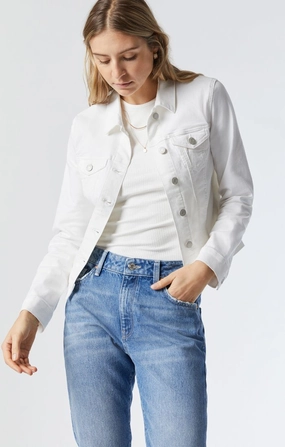 Flexible Comfort SAMANTHA JACKET IN DOUBLE WHITE SUPERSOFT