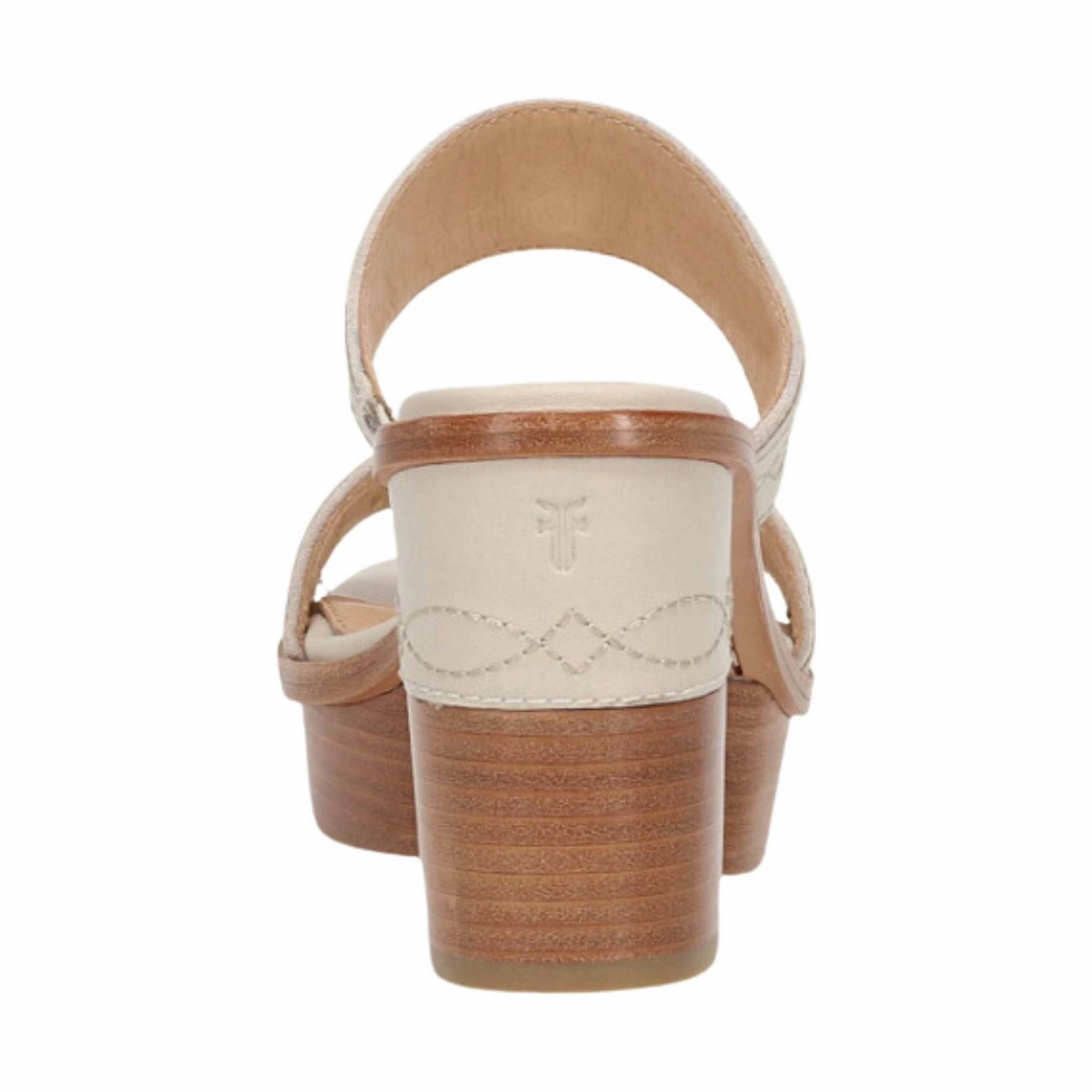 Comfortable Flip-flops for Men Frye Women's Pipa Woodstock 2 Band Platform Sandal - Ivory