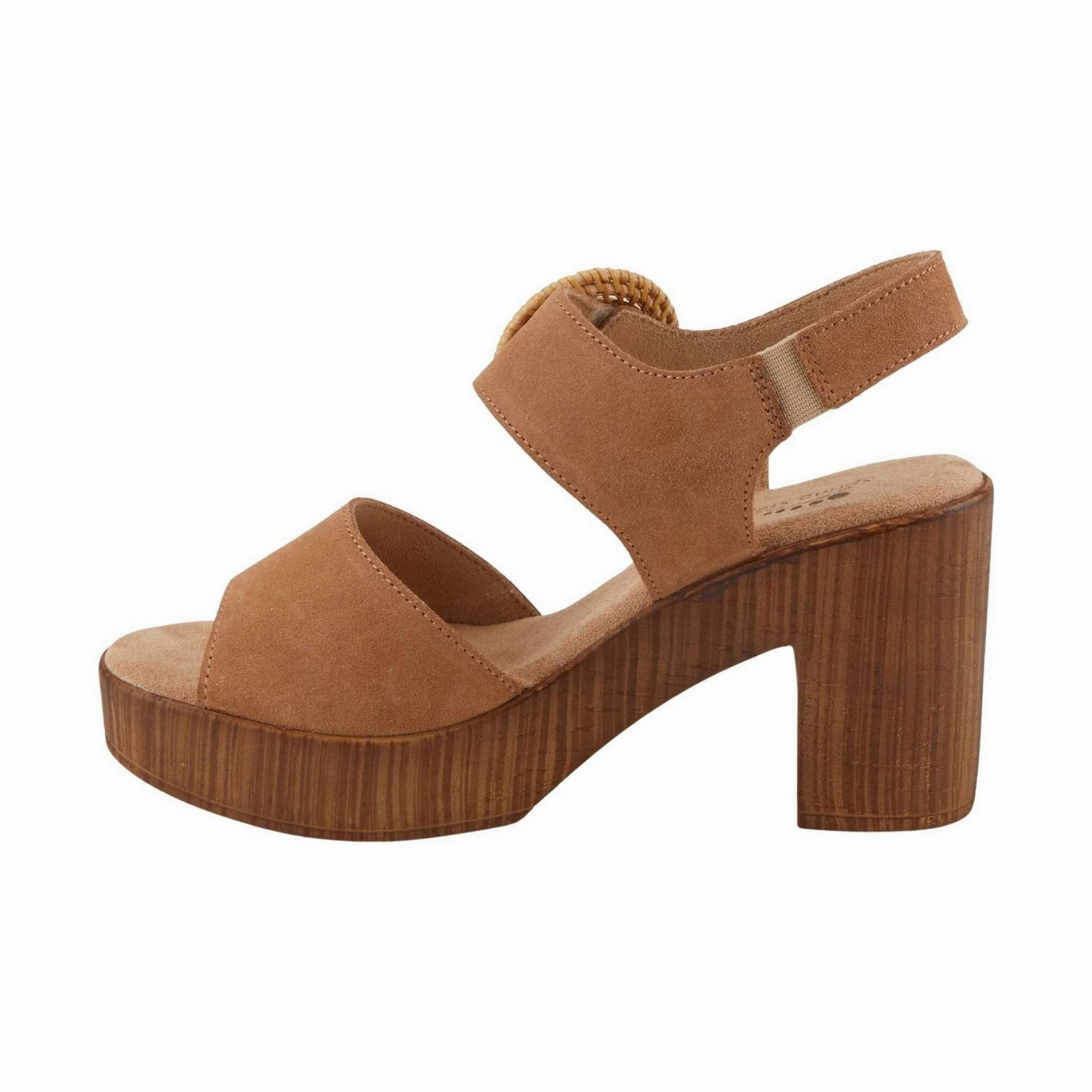Spring Step Women's Gamona Sandals - Tan Suede Travel sandals Light sandals