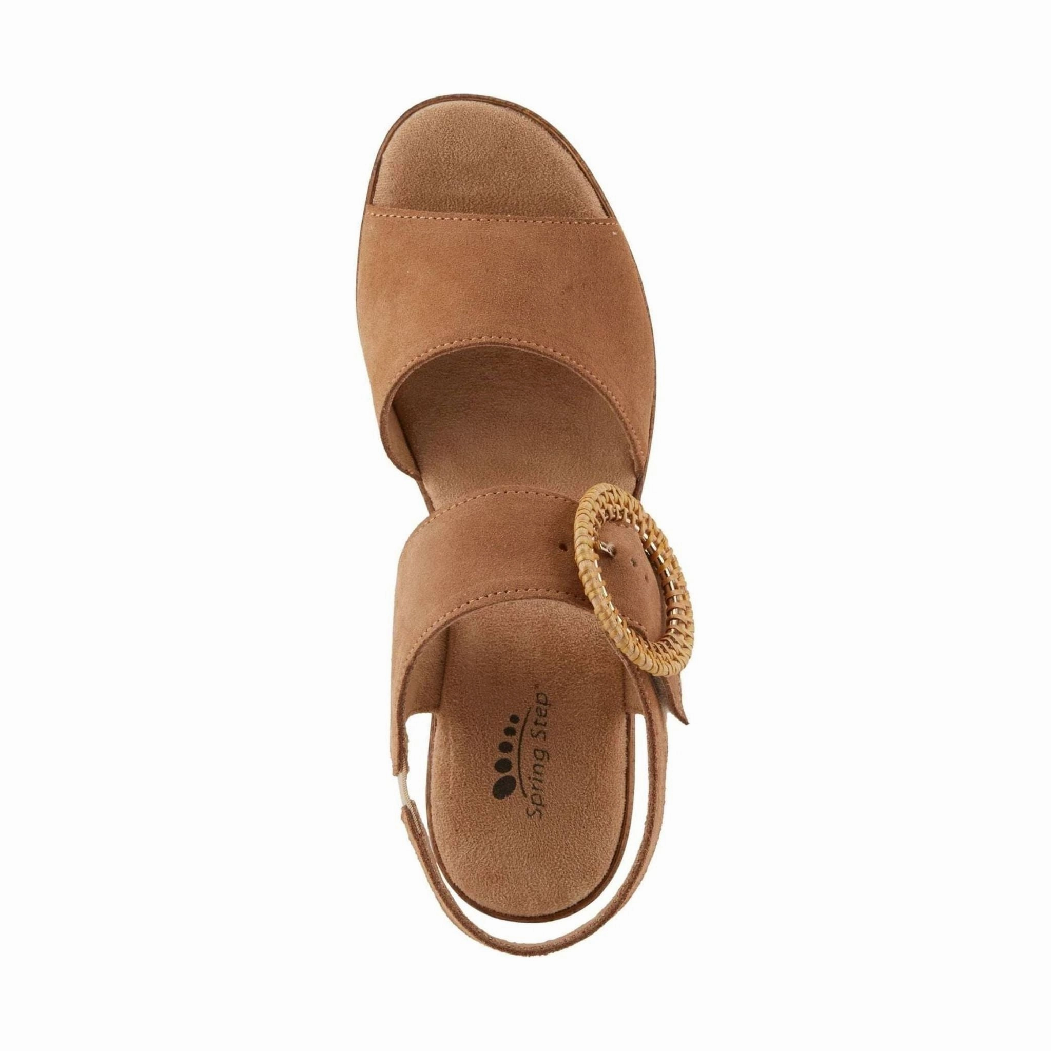 Spring Step Women's Gamona Sandals - Tan Suede Sandal Repairs