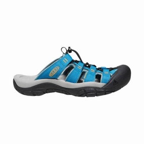 Quick Travel No Pressure KEEN Women's Newport Slide - Fjord Blue/Iceland Poppy