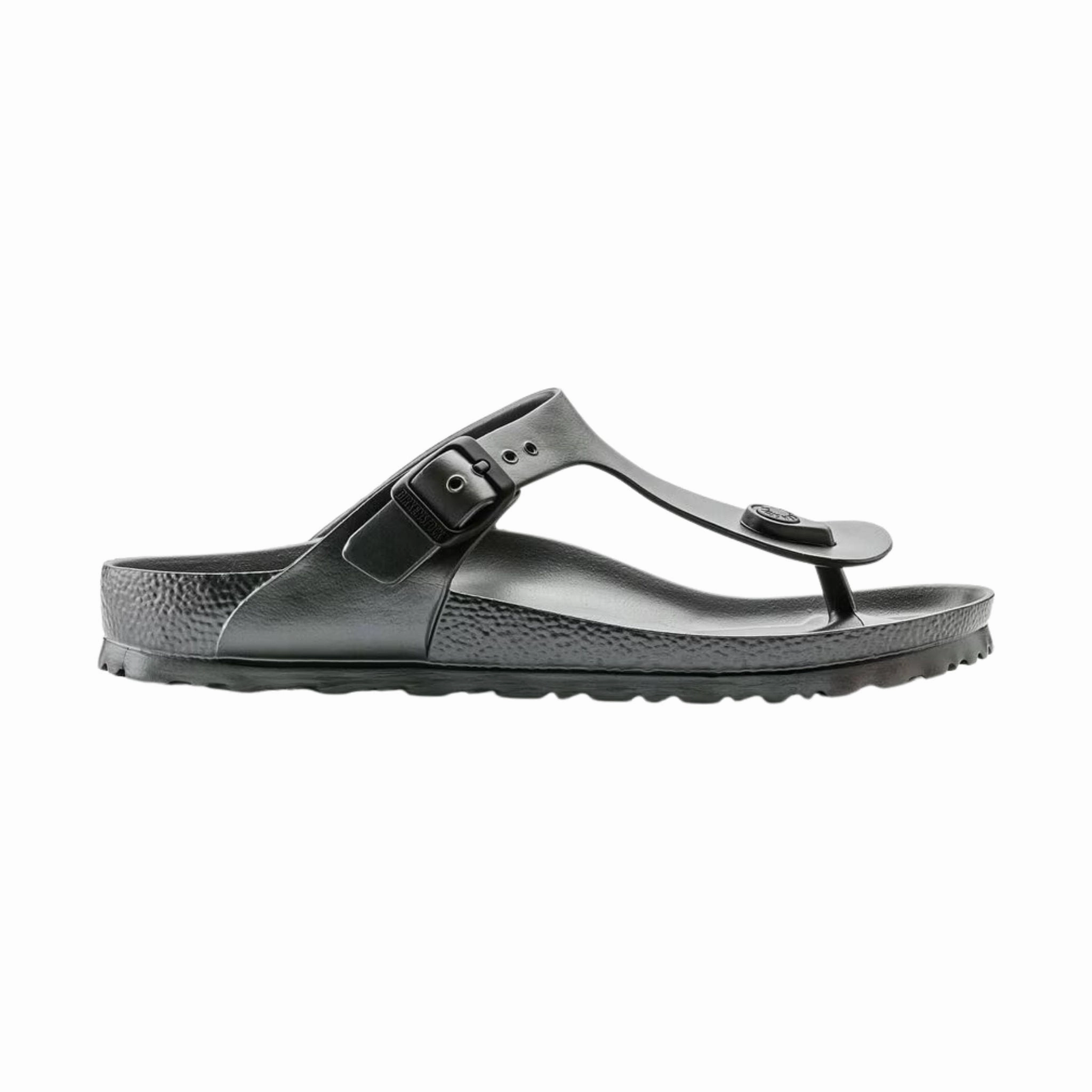 Birkenstock Gizeh Essentials EVA Sandal - Metallic Anthracite Fashionable Travel Shoes
