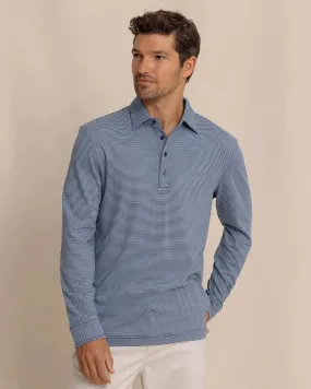 Smart Style Sandy Cay Long Sleeve Knit Polo