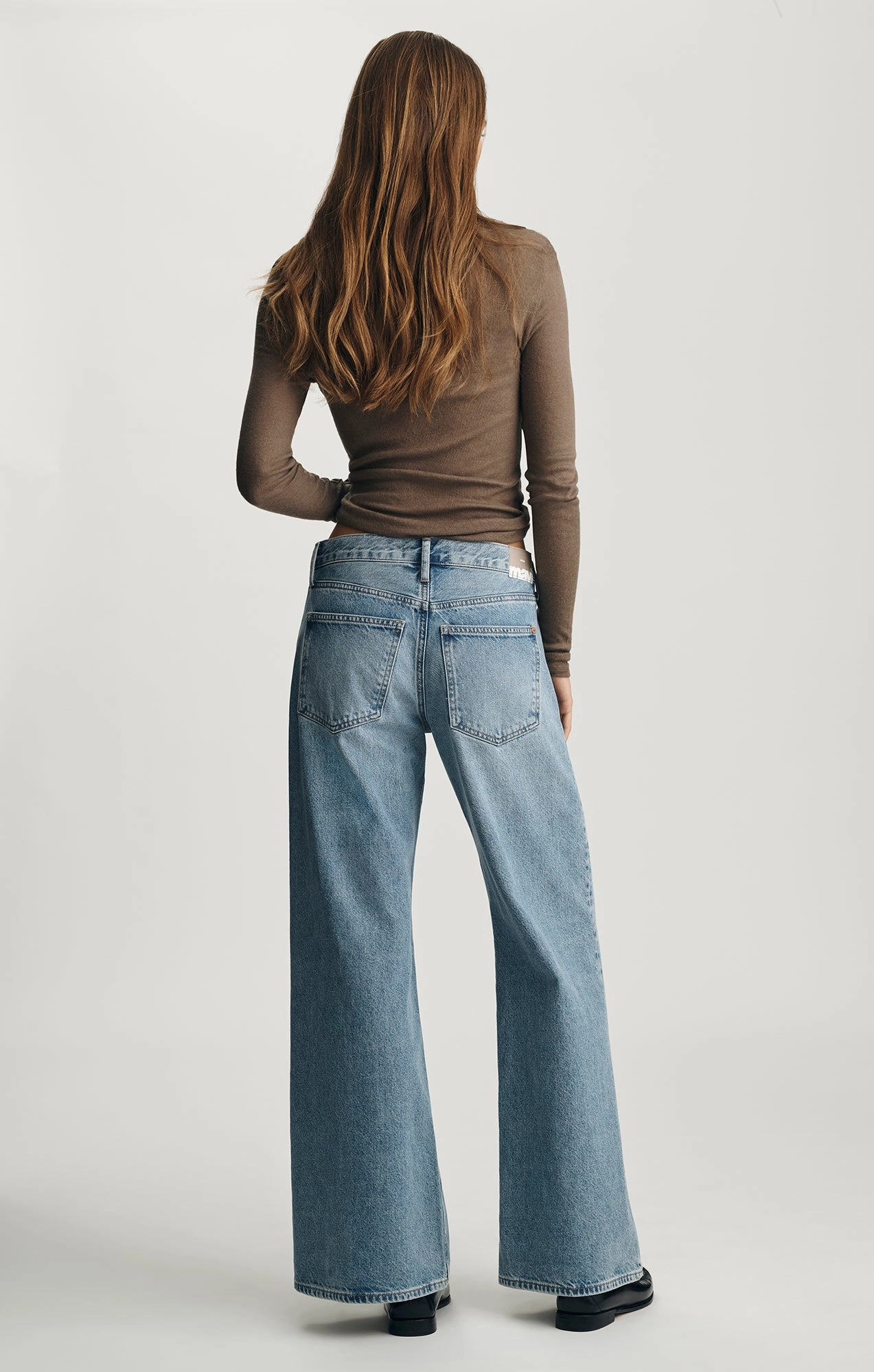 SANDY WIDE LEG IN MID USED CLASSIC DENIM Smart Layer UltraSoft Lining