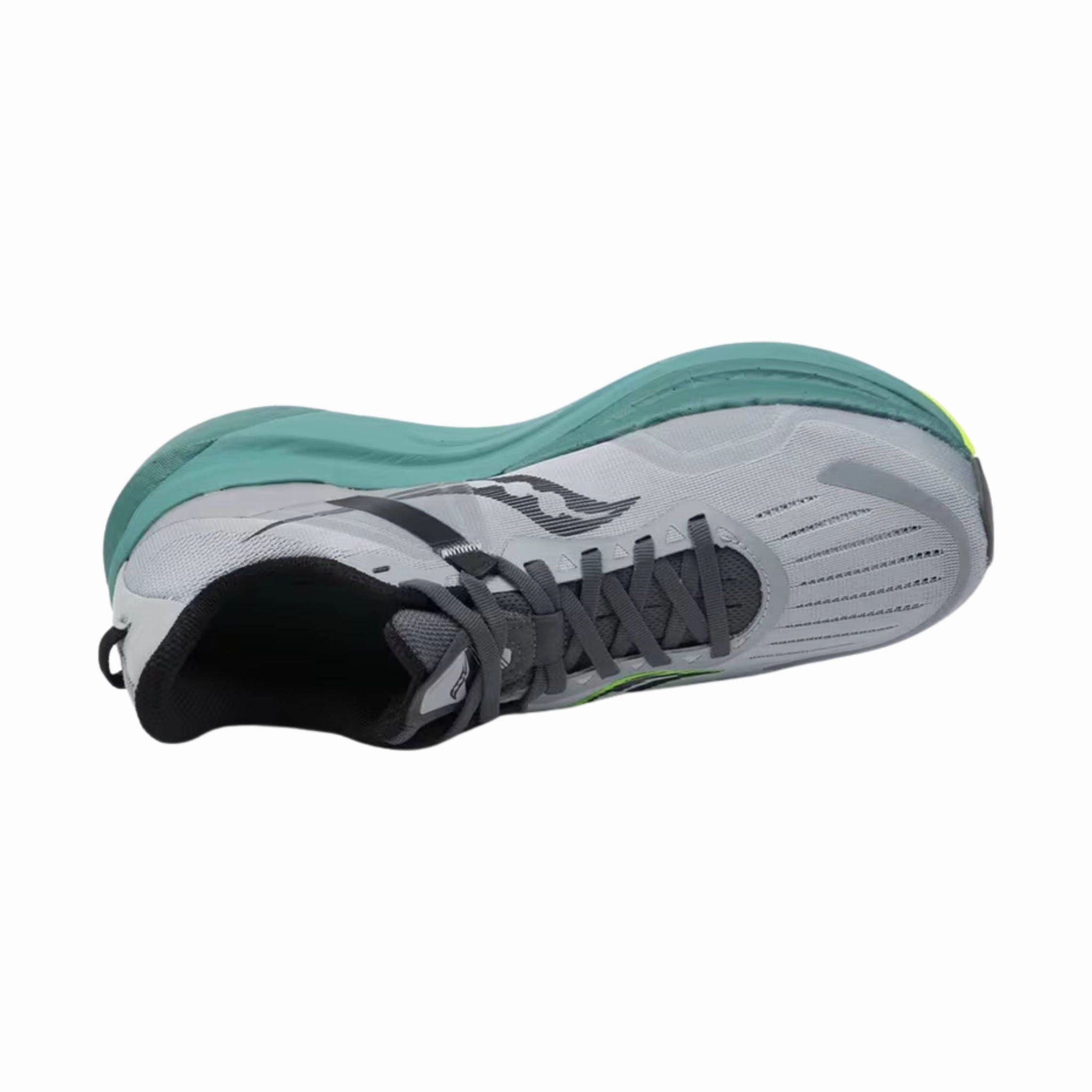 Saucony Men's Tempus Running Shoes - Fossil/Moss Neutral Footbed Orthopedic Friendly Design