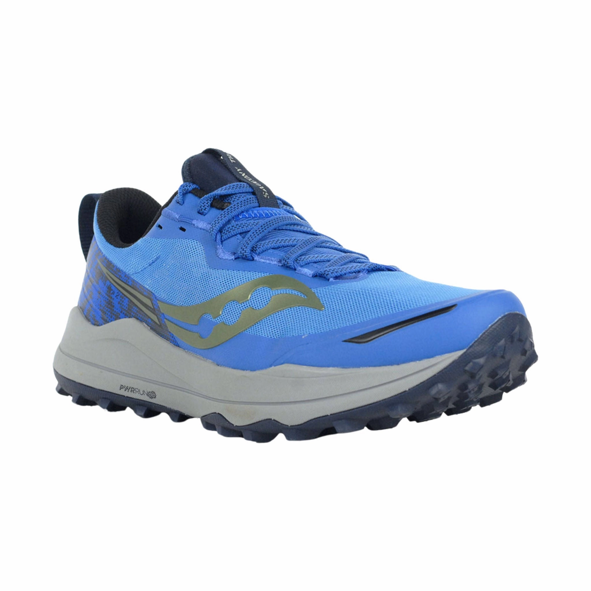 Saucony Men's Xodus Ultra Trail Running Shoes - Superblue/Night Low Profile Cushion