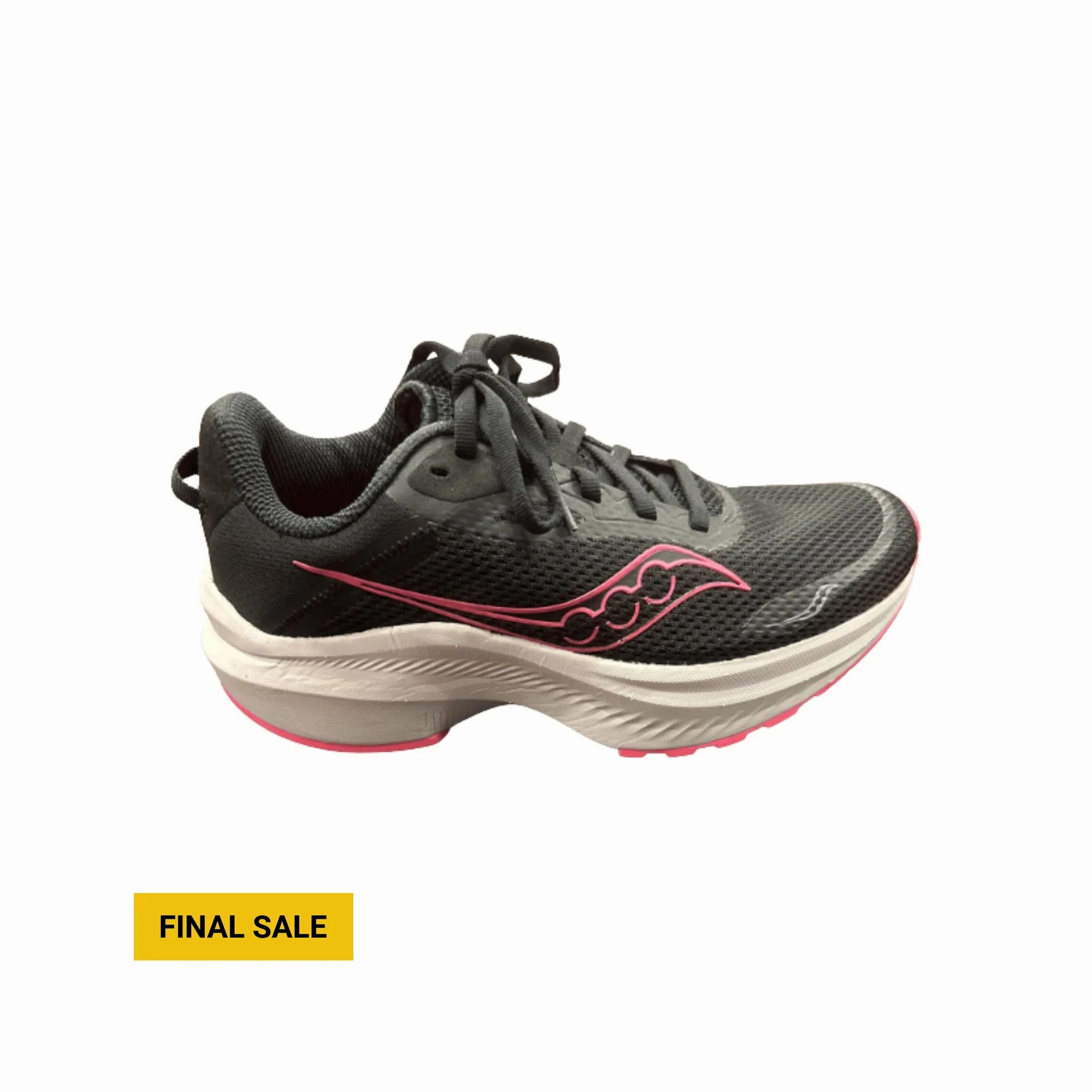 Saucony Women's Axon 3 Running Shoes - Black/Vizi Pink Outdoor Adventure