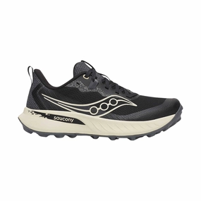 Saucony Women's Peregrine 15 Hiking Shoes - Black/Pearl One Piece Upper Design Upgraded design