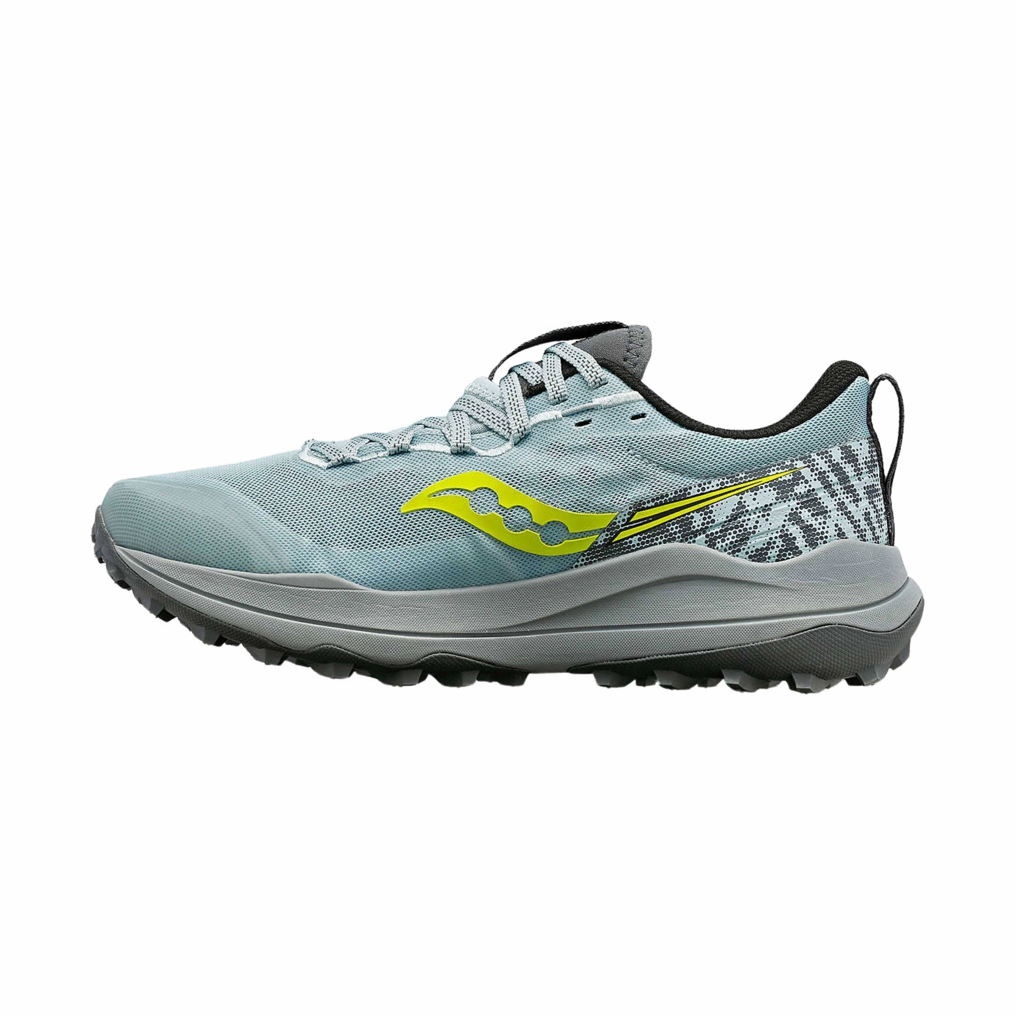 Quick Drying Liner Tensile Lacing Saucony Women's Xodus Ultra 2 Running Shoes - Glacier Ink