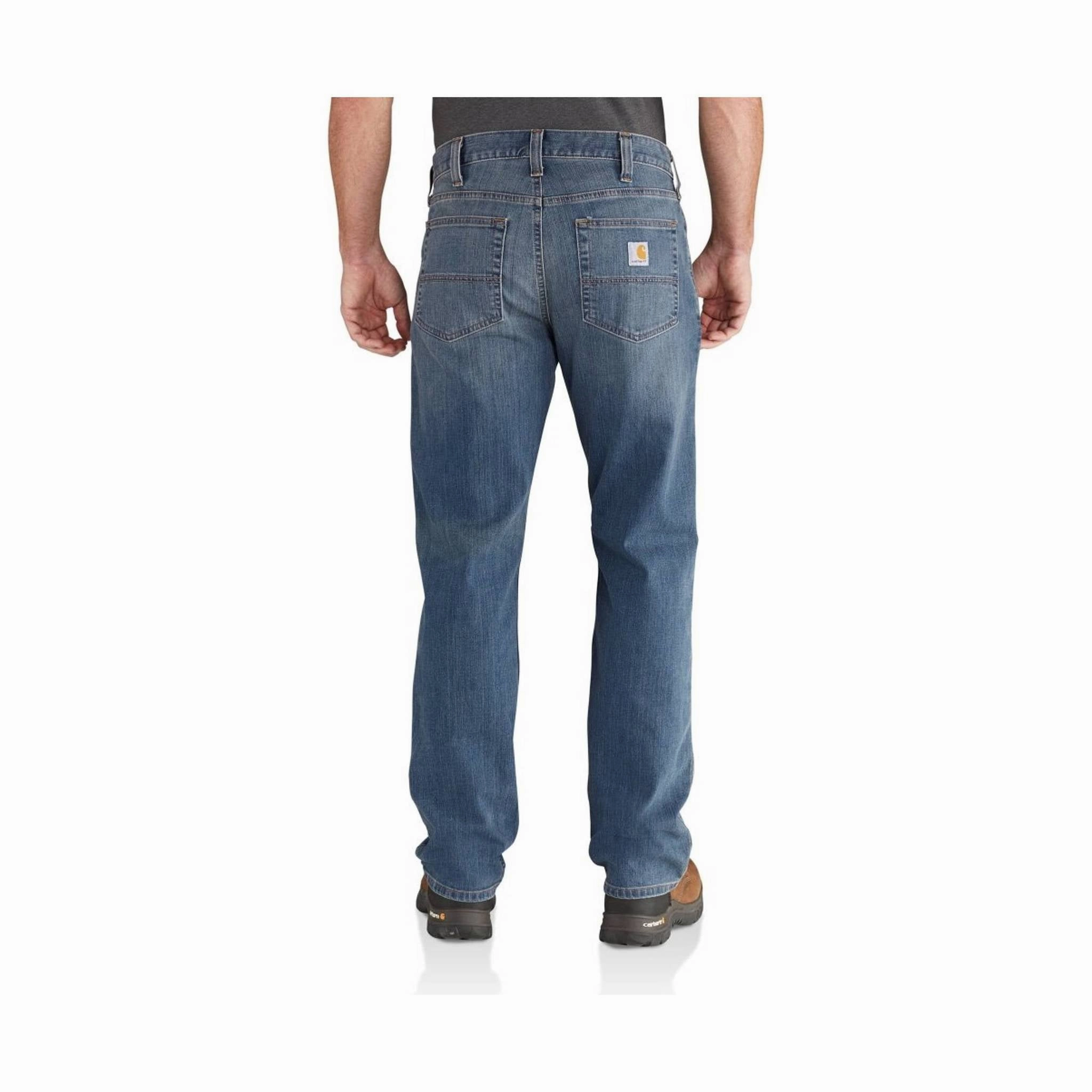 Carhartt Men's Rugged Flex Relaxed Fit Straight Leg Jean - Coldwater Flattering Fit