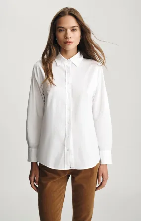 LONG SLEEVE BUTTON-UP SHIRT IN ANTIQUE WHITE Trendsetting Design Versatile Wear