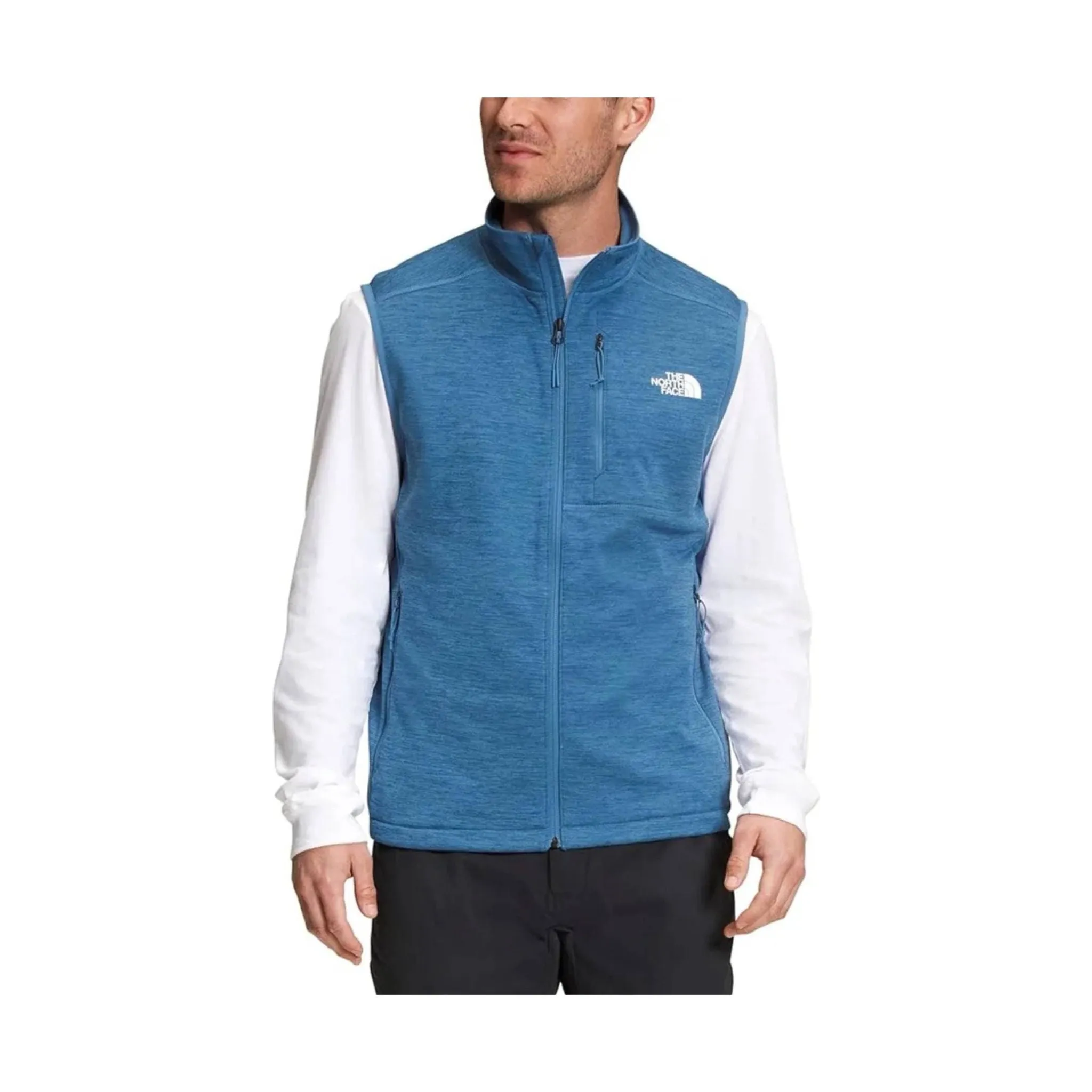 Touchscreen Compatible Cuffs The North Face Men's Canyonlands Vest - Federal Blue Heather