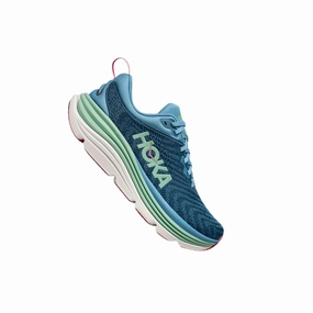 HOKA Women's Gaviota 5 Running Shoes - Alpine Blue/Jadeite Chill Mode