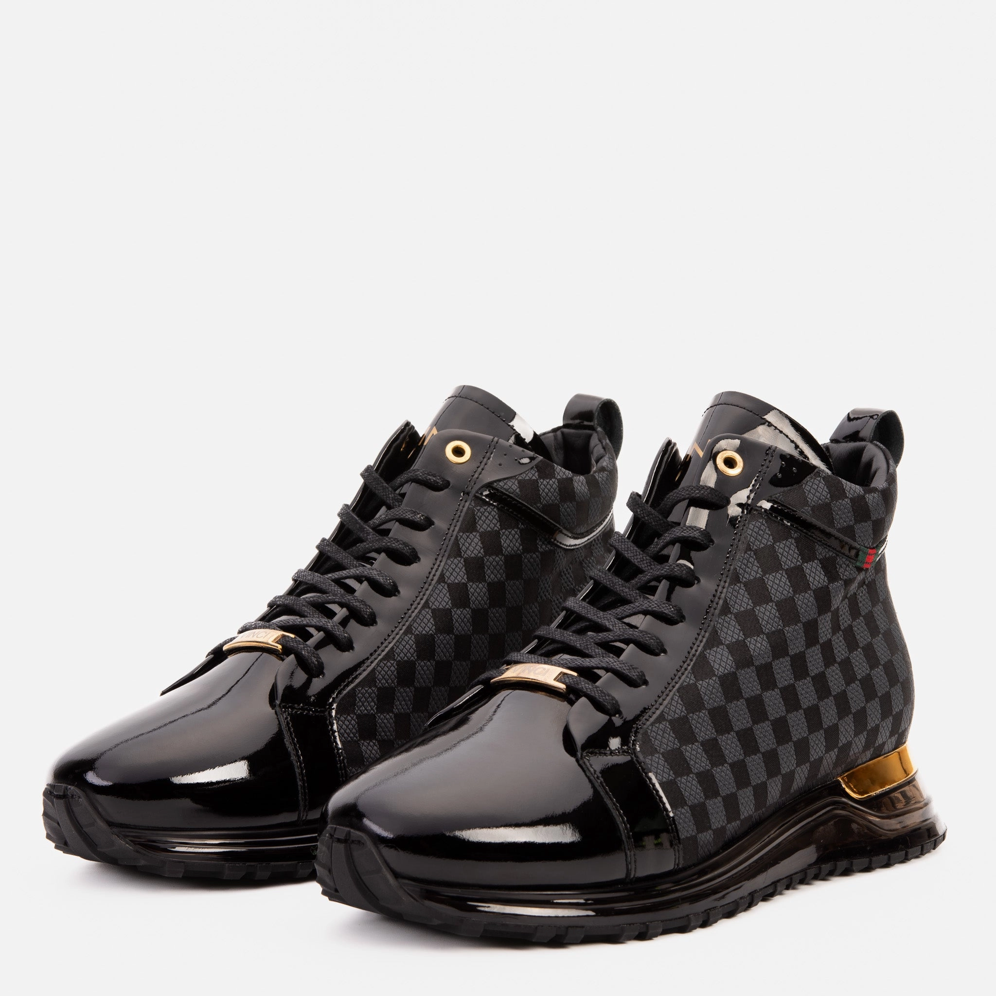 The Monte Carlo Black High-Top Men Sneaker Limited Edition Motion Style training performance
