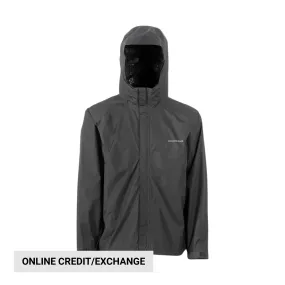 Street Comfort High Visibility Trim Grundens Men's Trident Rain Jacket - Anchor