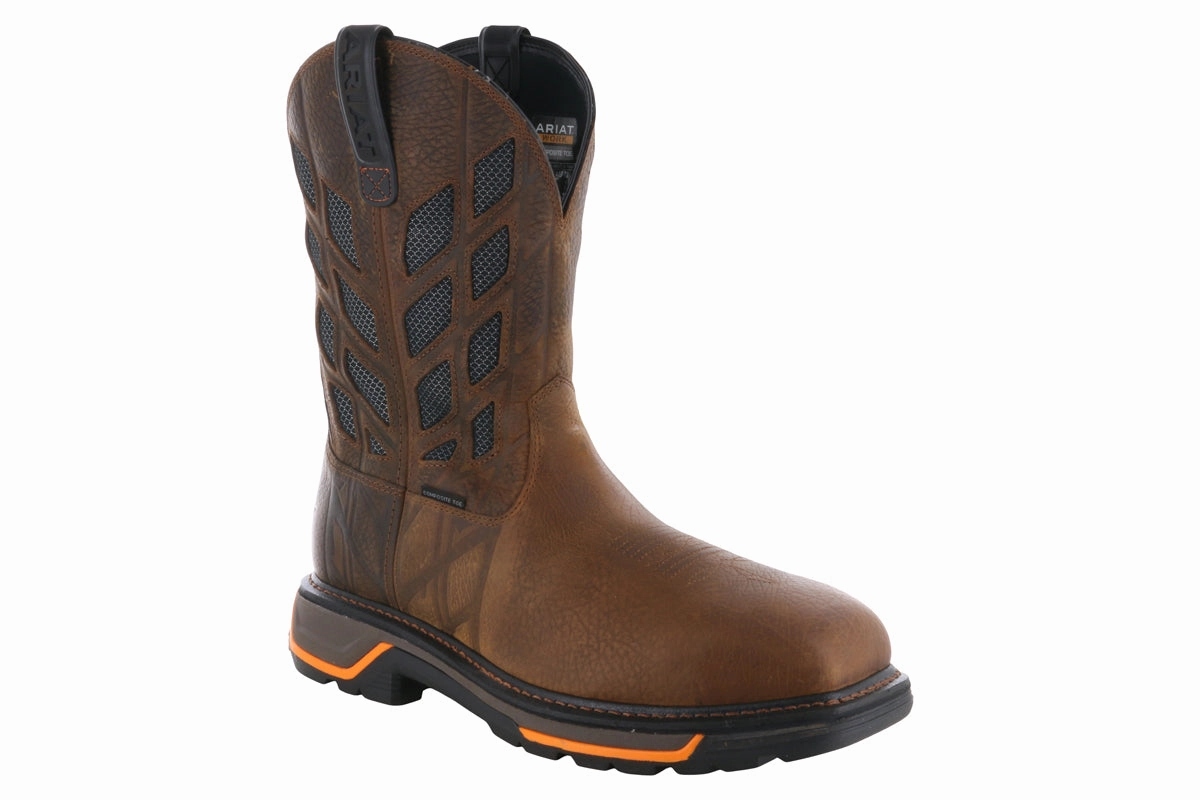 Ariat Big Rig Tread Venttek Composite Toe Boot Slip Resistant Rough Terrain