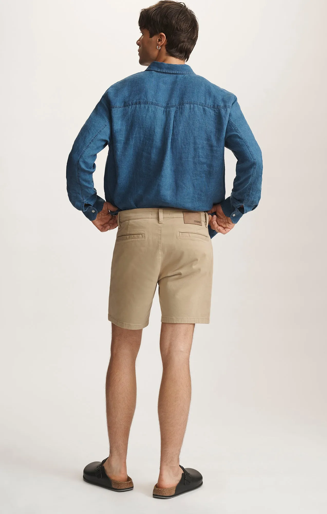 NATE SHORTS IN KHAKI CASUAL TWILL Comfort Movement