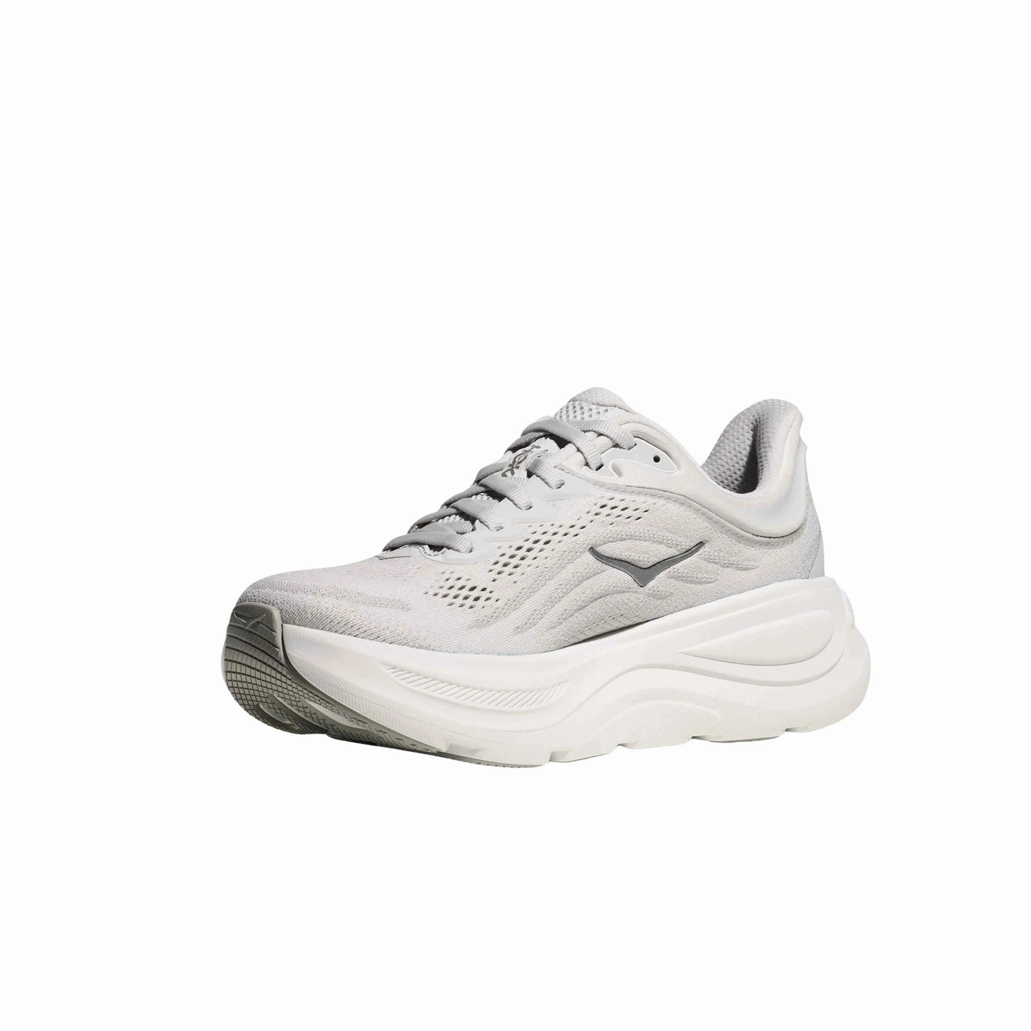 HOKA Women's Bondi 9 Running Shoes - Stardust/ Silver Breathable Form ScratchResistant