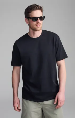 Low Environmental Impact Timeless Must-Have SHORT SLEEVE CREW NECK T-SHIRT IN BLACK
