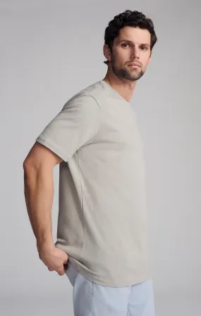 SHORT SLEEVE CREW NECK T-SHIRT IN PALOMA Sleek Performance Wear