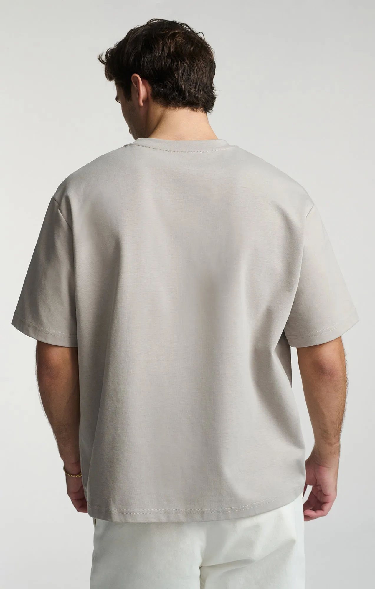 All Day Flex Chilly Day Style SHORT SLEEVE CREW NECK T-SHIRT IN PALOMA