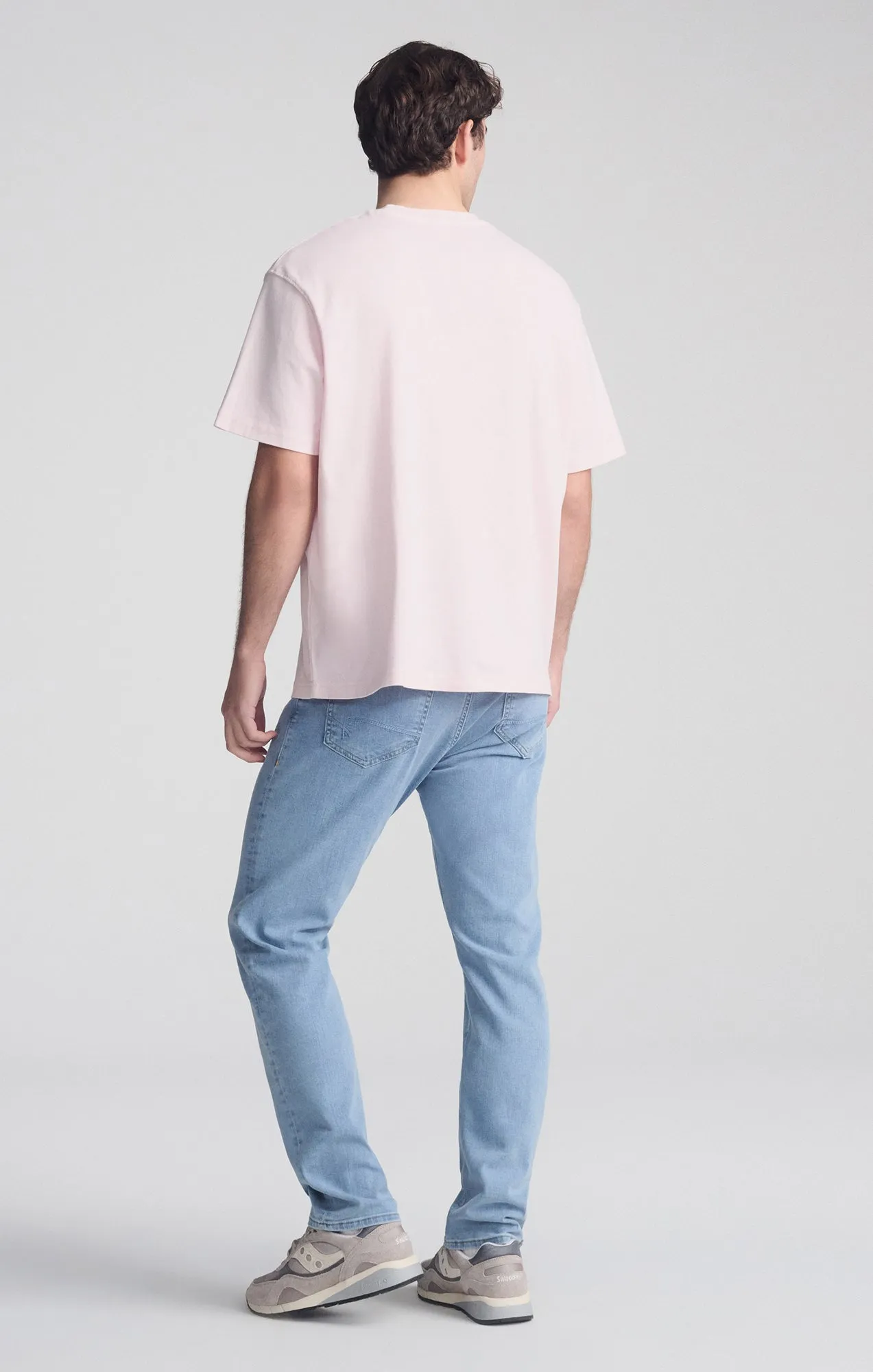 Informal charm SHORT SLEEVE CREW NECK T-SHIRT IN SHRINKING VIOLET