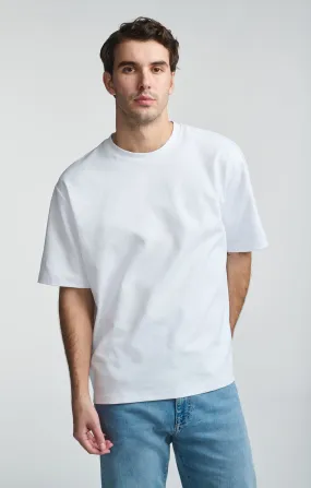 SHORT SLEEVE CREW NECK T-SHIRT IN WHITE Neutral Color