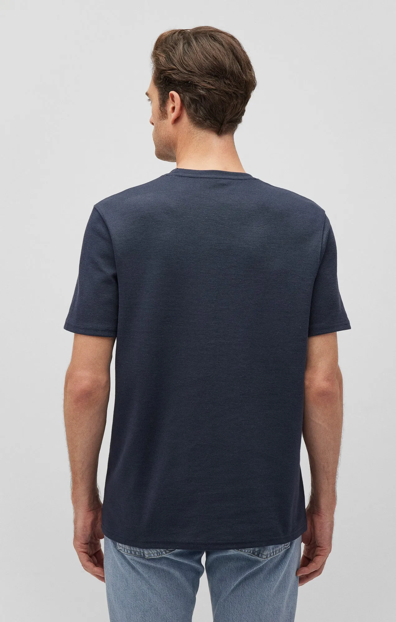 Basic Layer SHORT SLEEVE T-SHIRT IN COLLEGIATE BLUE