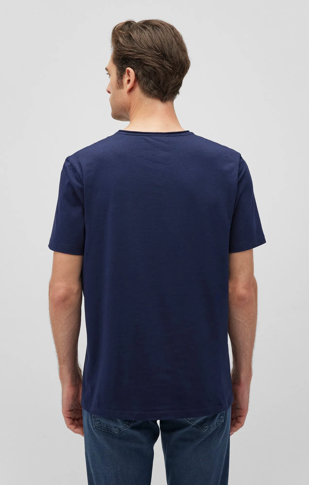 SHORT SLEEVE T-SHIRT IN MARITIME BLUE Fresh Vibes