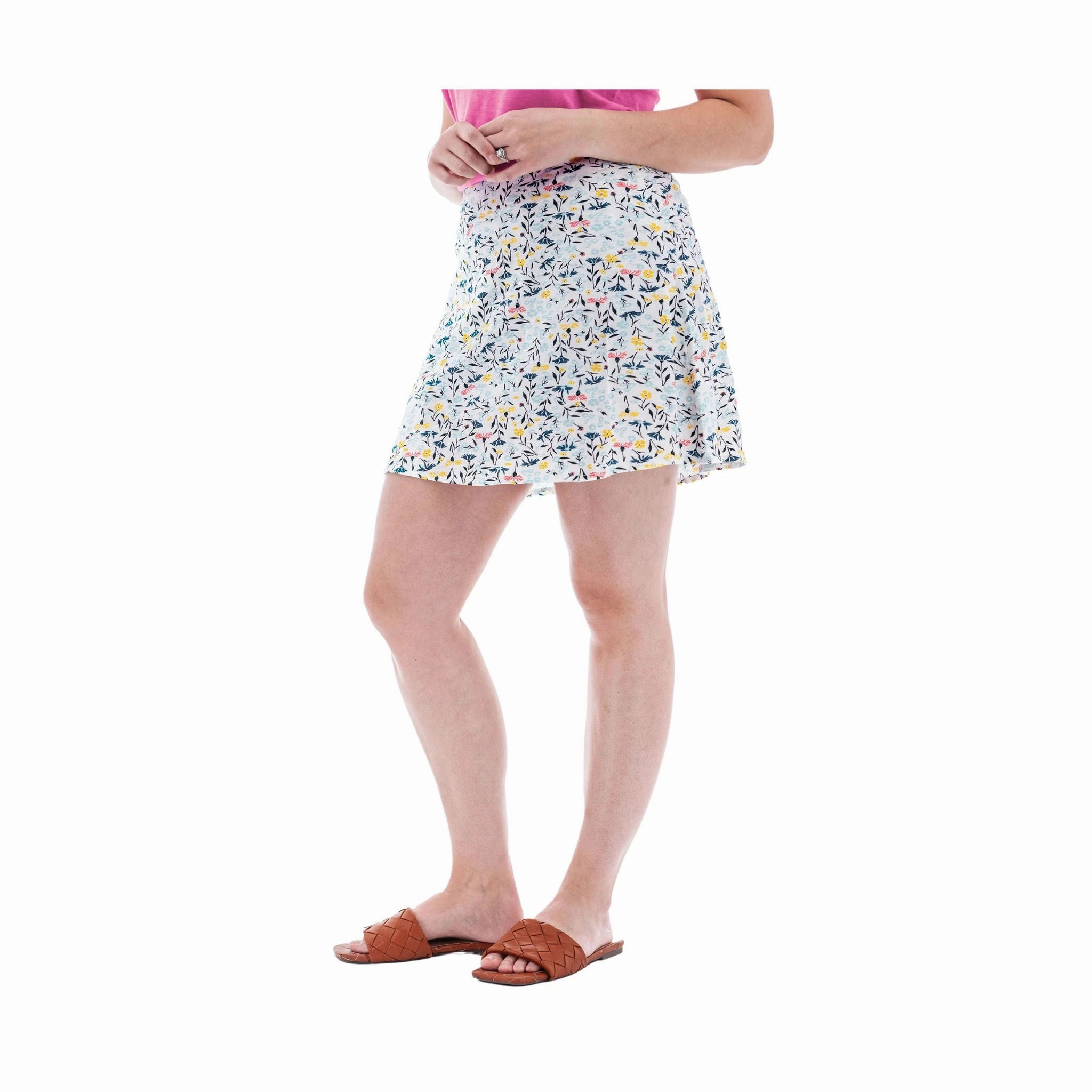 Aventura Women's Linden Print Swing Skort - Multi Chill Wear Velvet Finish