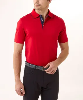 Signature 100% Mercerized Cotton Solid Polo Shirt with Tipping Functional Fit Breathable Material