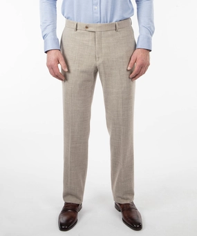 Layering Piece Signature Bi-Stretch Performance Linen Flat-Front Pants