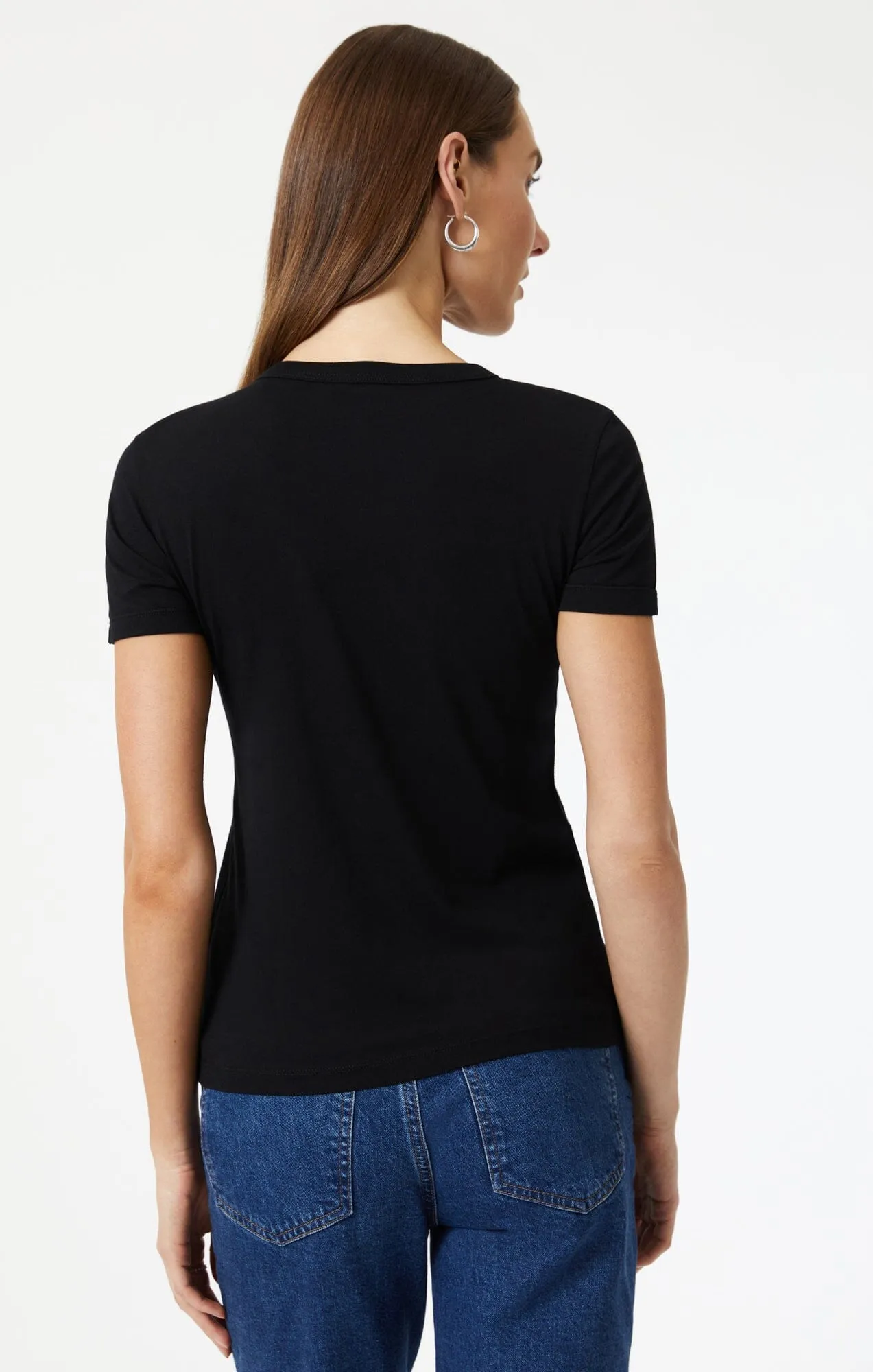 SLIM CREW NECK T-SHIRT IN BLACK Stylish Wear Minimal Style Trend