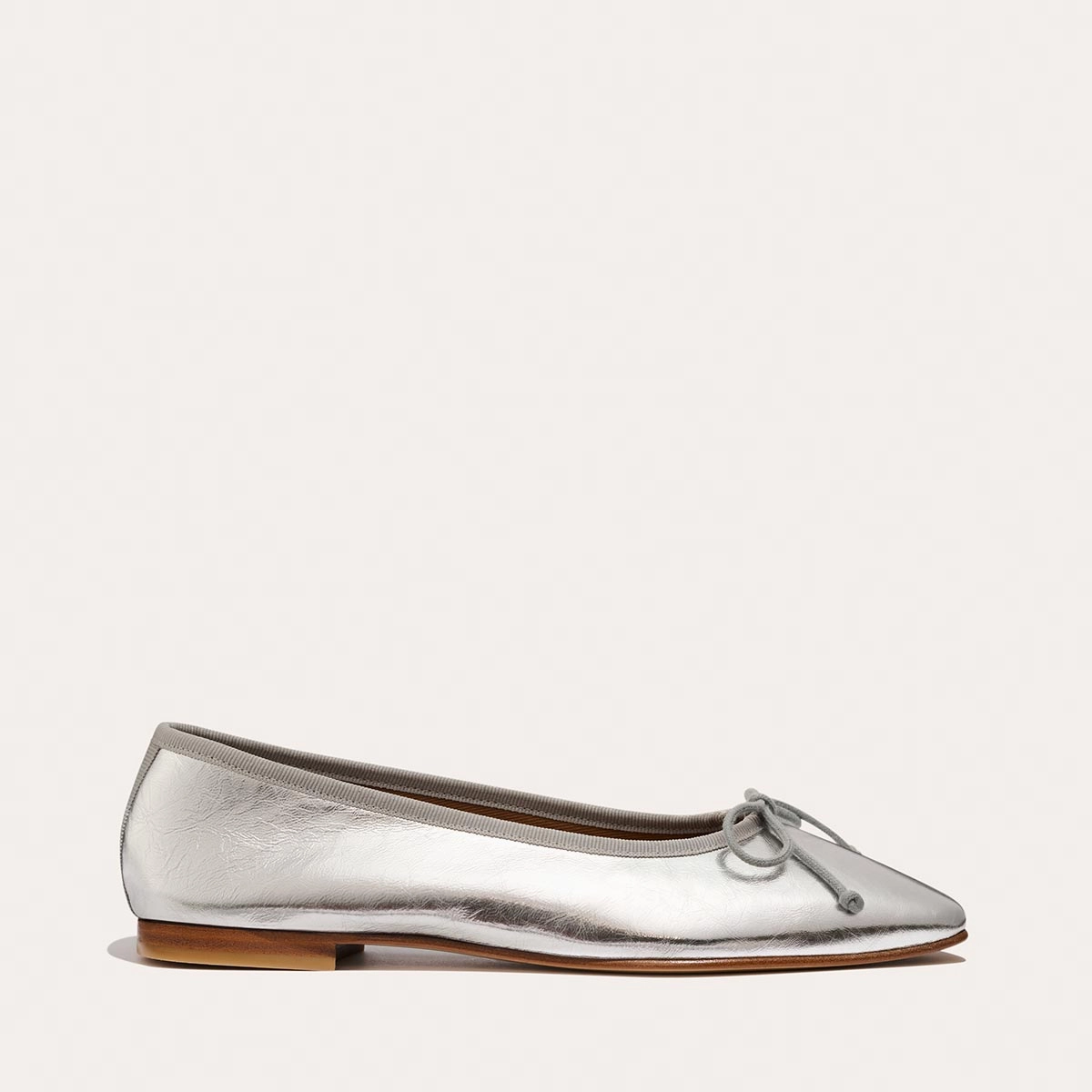 The Fonteyn - Silver Crinkle Nappa Comfortable