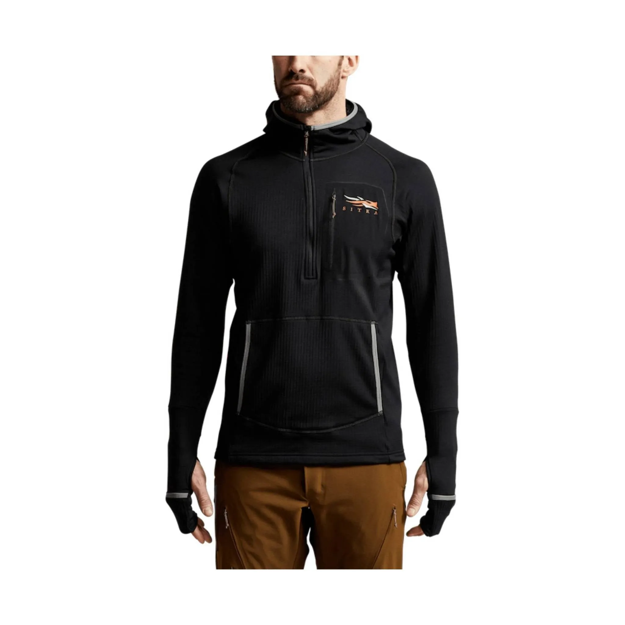 InterchangeablePanels Sitka Men's Fanatic Hoody - Black