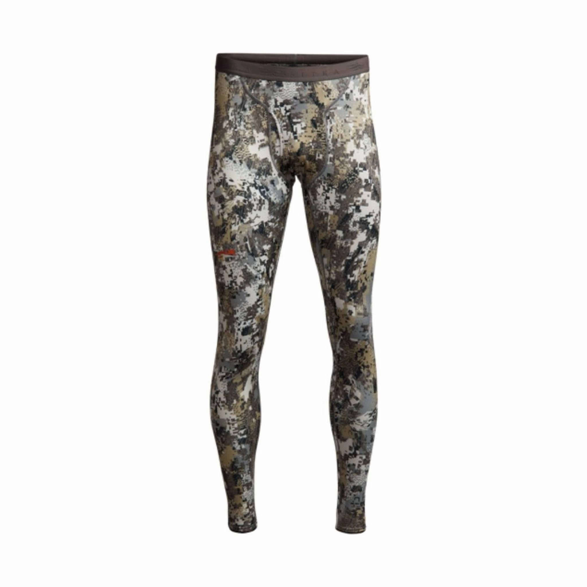 No Gap Waist Construction Quick Access Zippers Sitka Men's Core Midweight Bottom - Optifade Elevated II