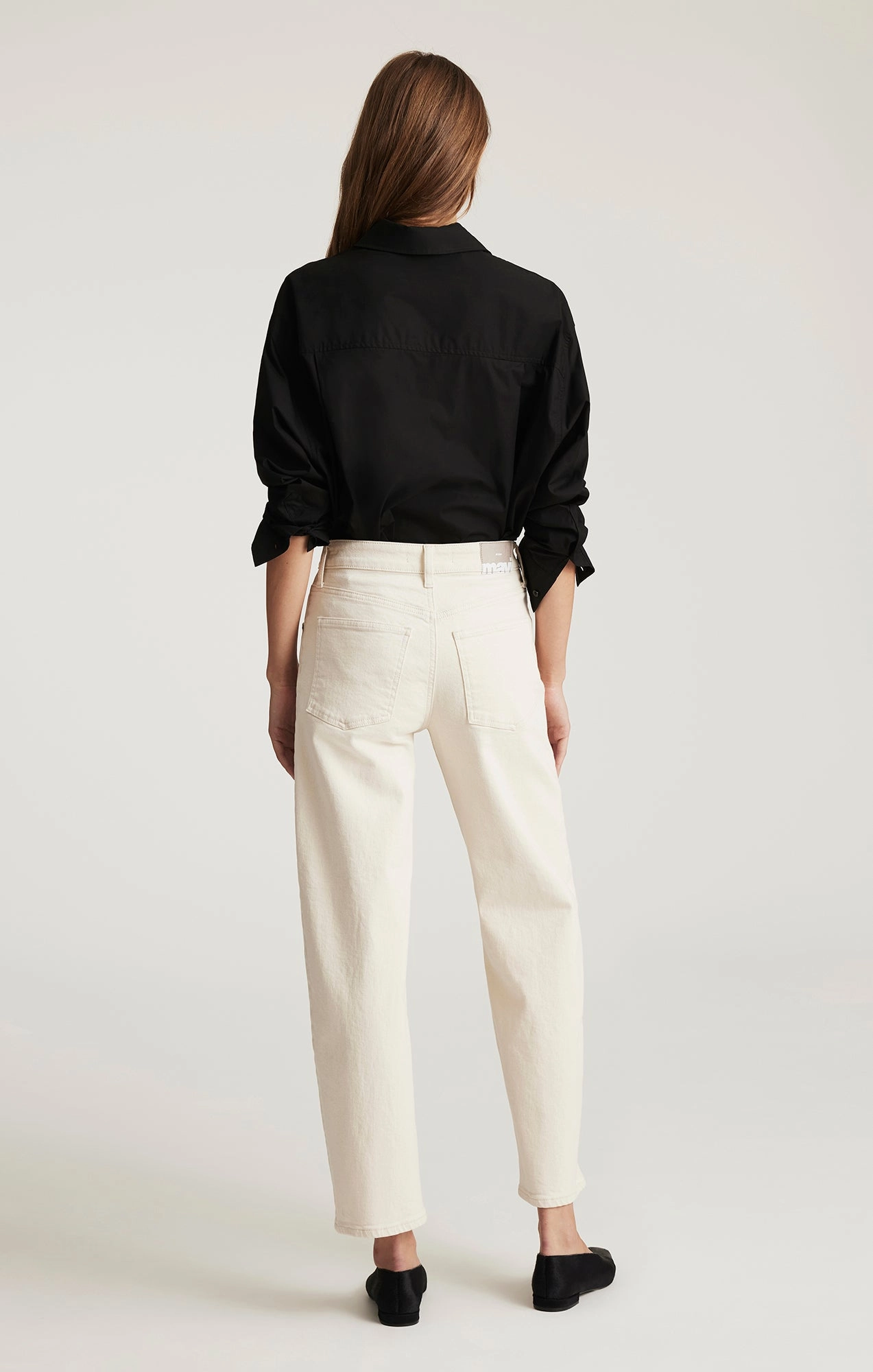 NICA BARREL IN BEIGE CLASSIC BLUE Vintage Inspired Weave