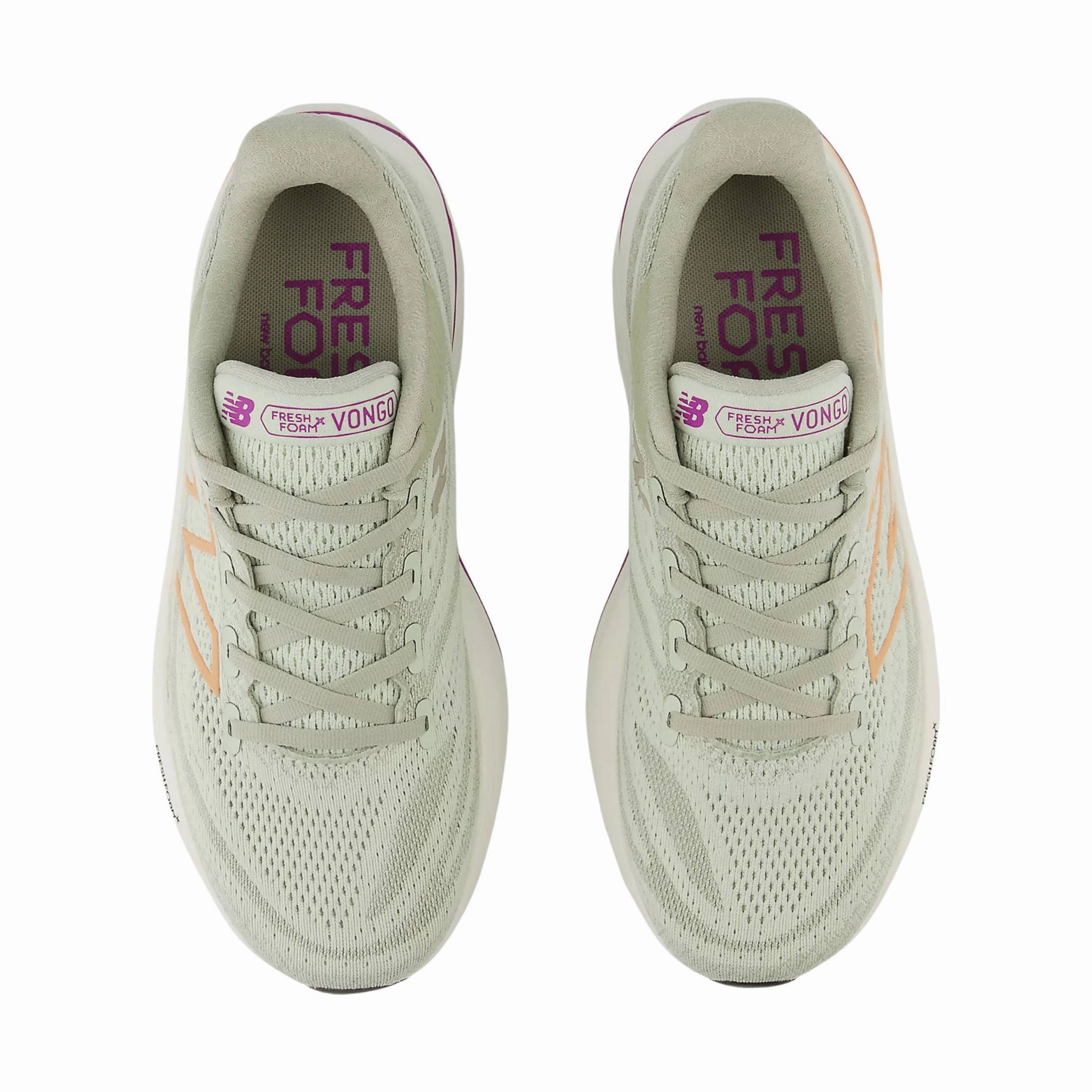 Compression resistant New Balance Women's Fresh Foam X Vongo v6 Running Shoes - Natural Mint