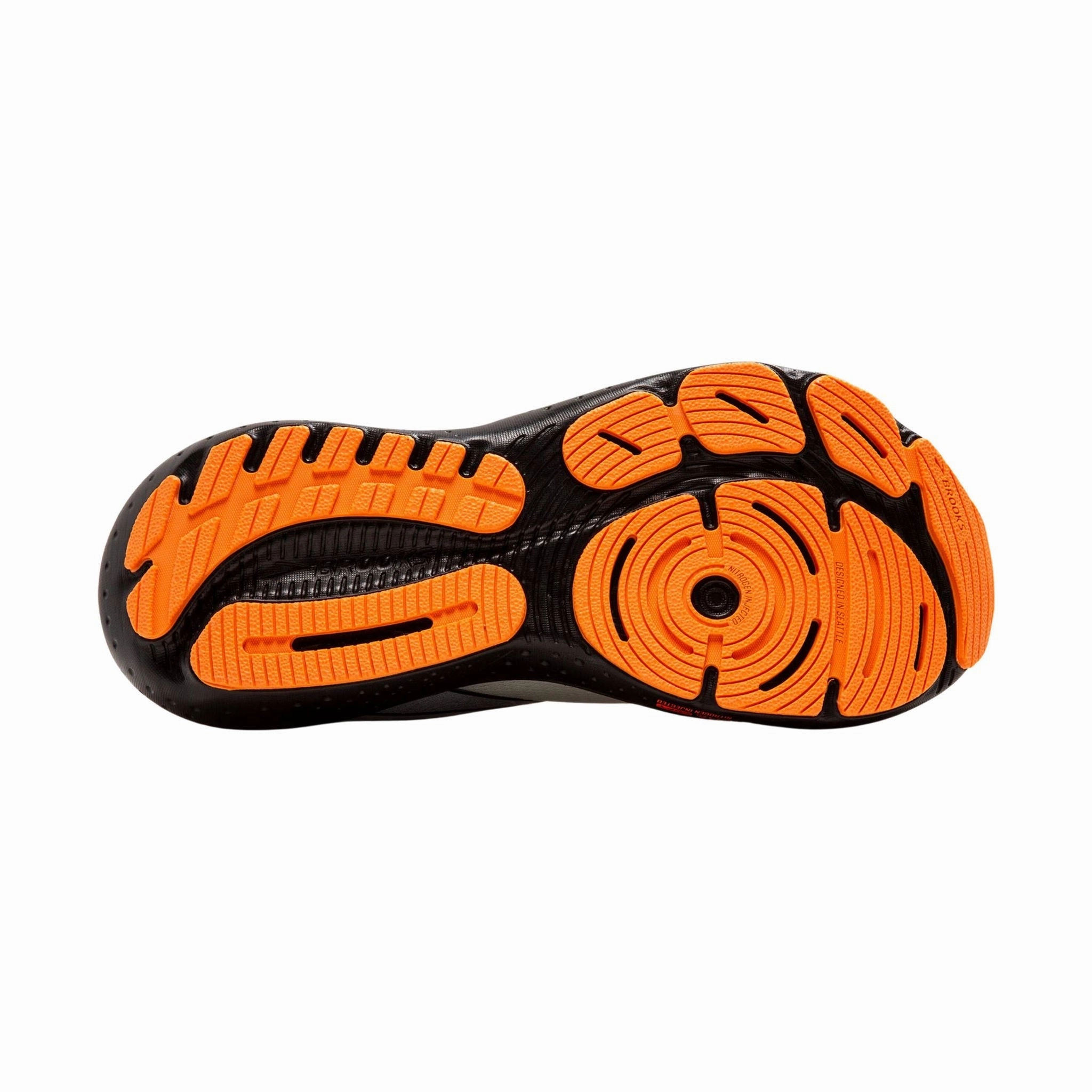 Brooks Women's Glycerin 21 Road Running Shoes - Ecru/Orange/Black Street Comfort